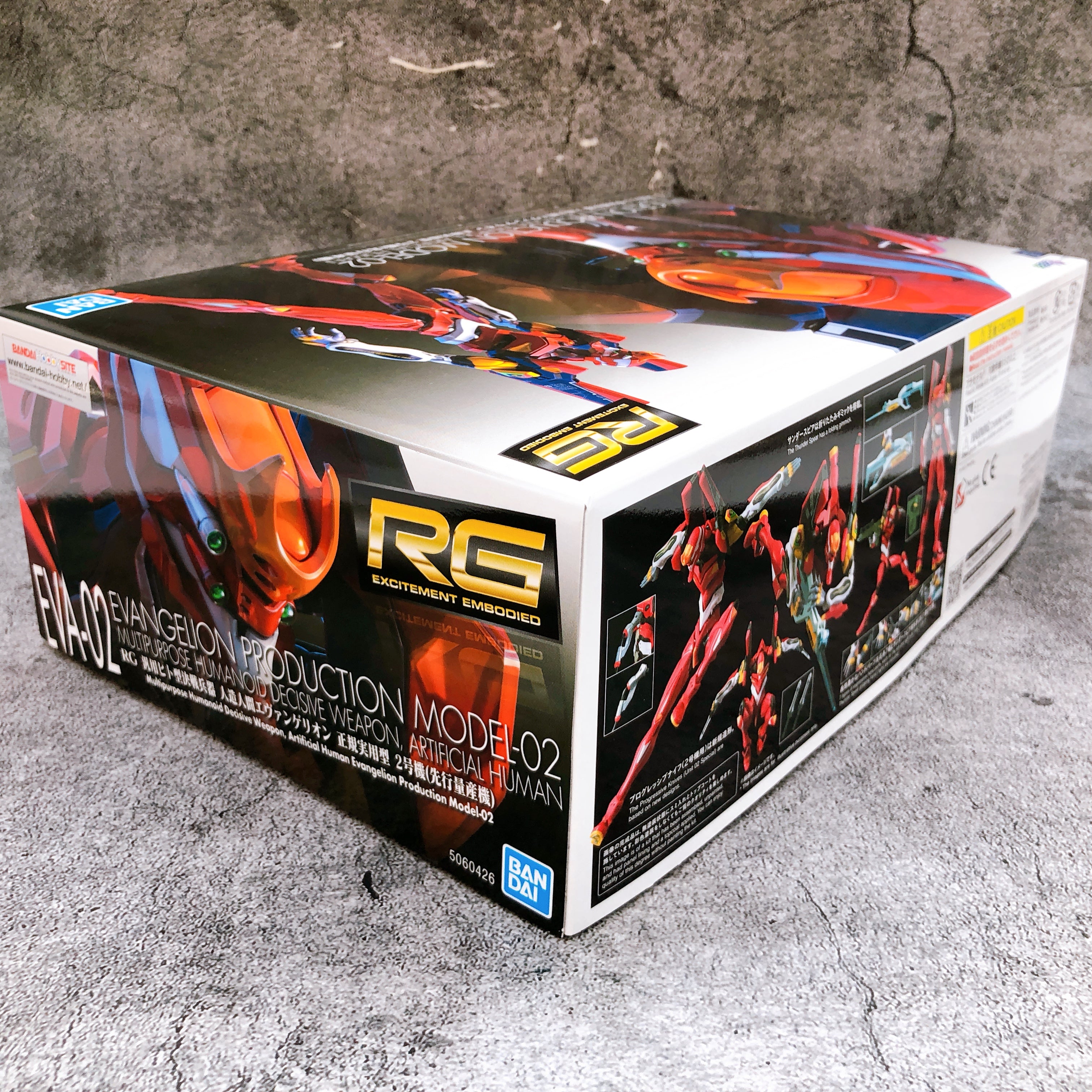 RG Evangelion Production Model-02 EVA-02 Non Scale Model Kit Bandai NEW FASTSHIP
