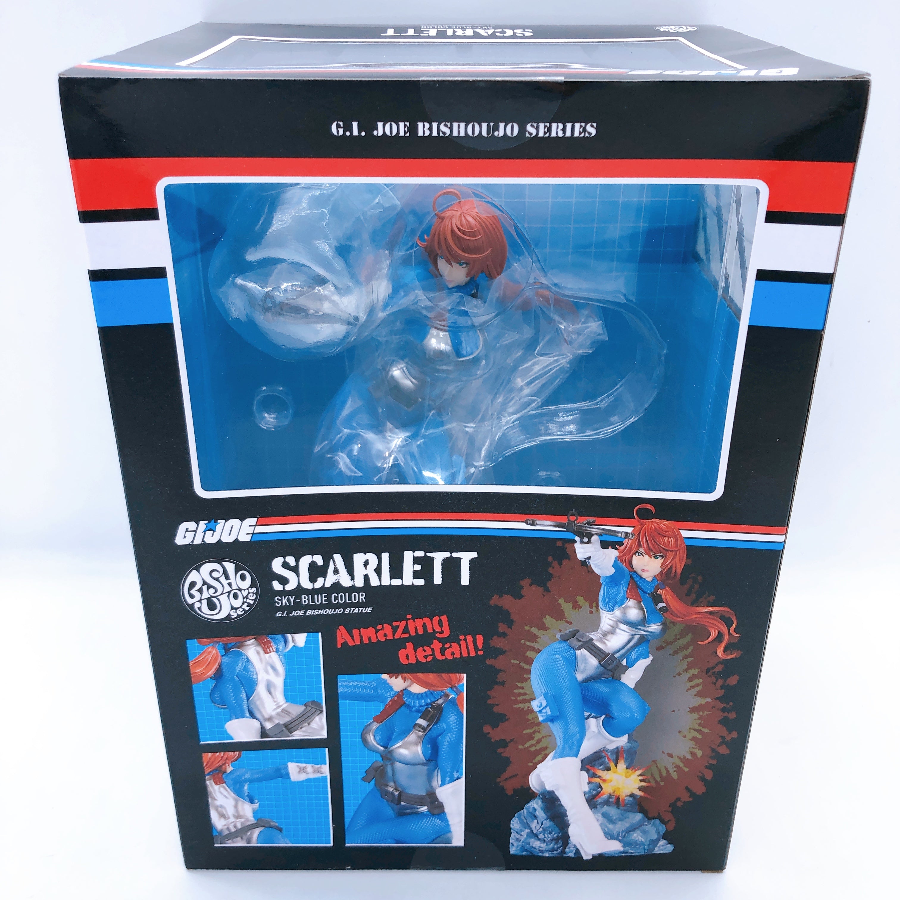 G.I. Joe Bishoujo Statue SCARLETT Sky Blue Color 1/7 Scale Figure Kotobukiya