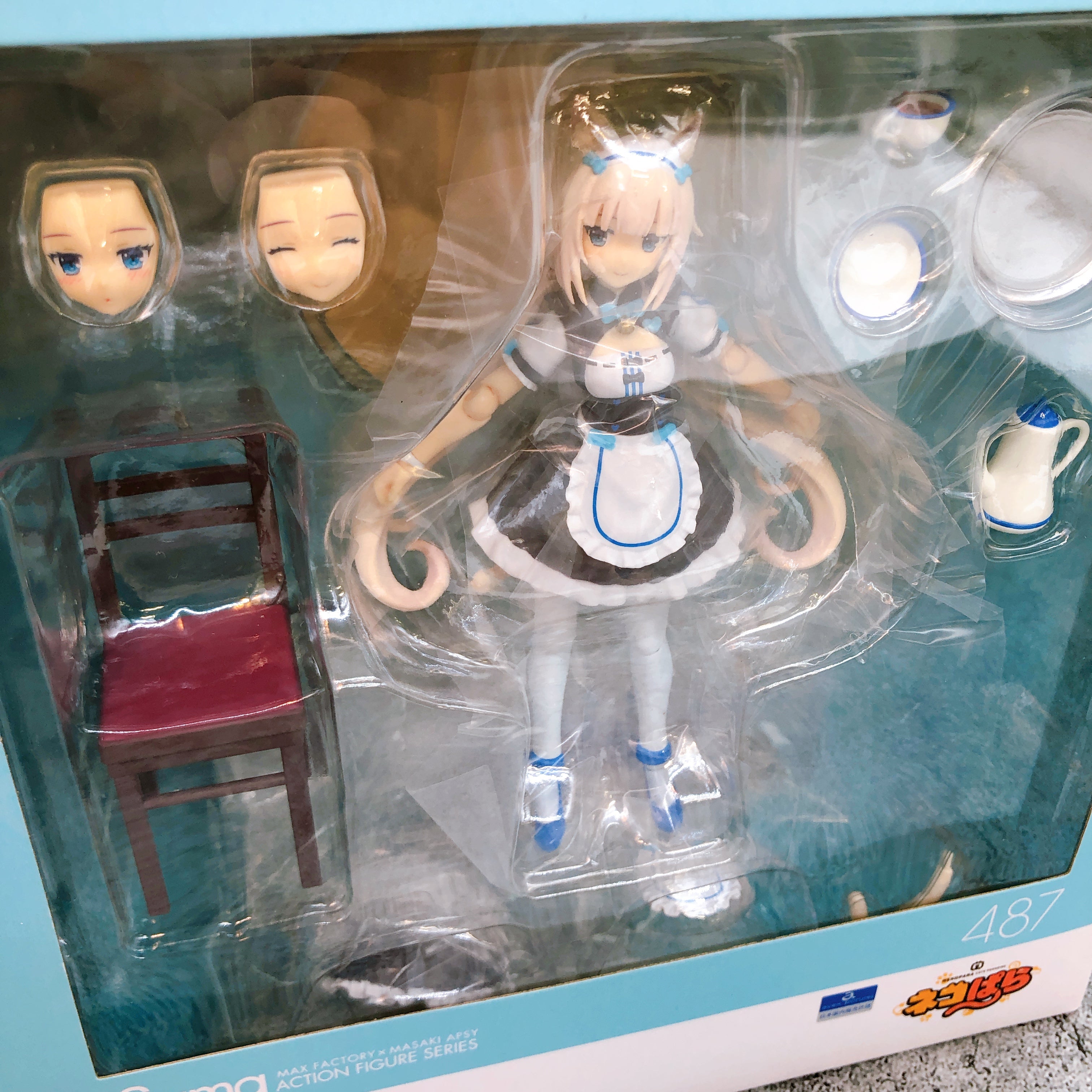 Nekopara Vanilla figma 487 Action Figure 15+ Max Factory Japan AUTHENTIC Sealed