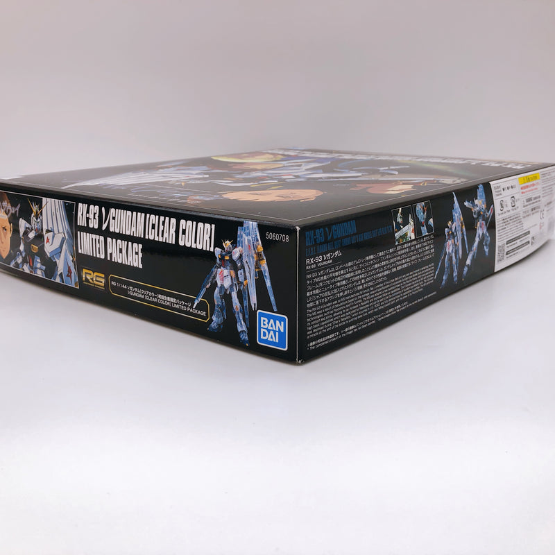 RG 1/144 RX-93 Nu Gundam Clear Color Limited Package Model Kit Bandai Japan NEW