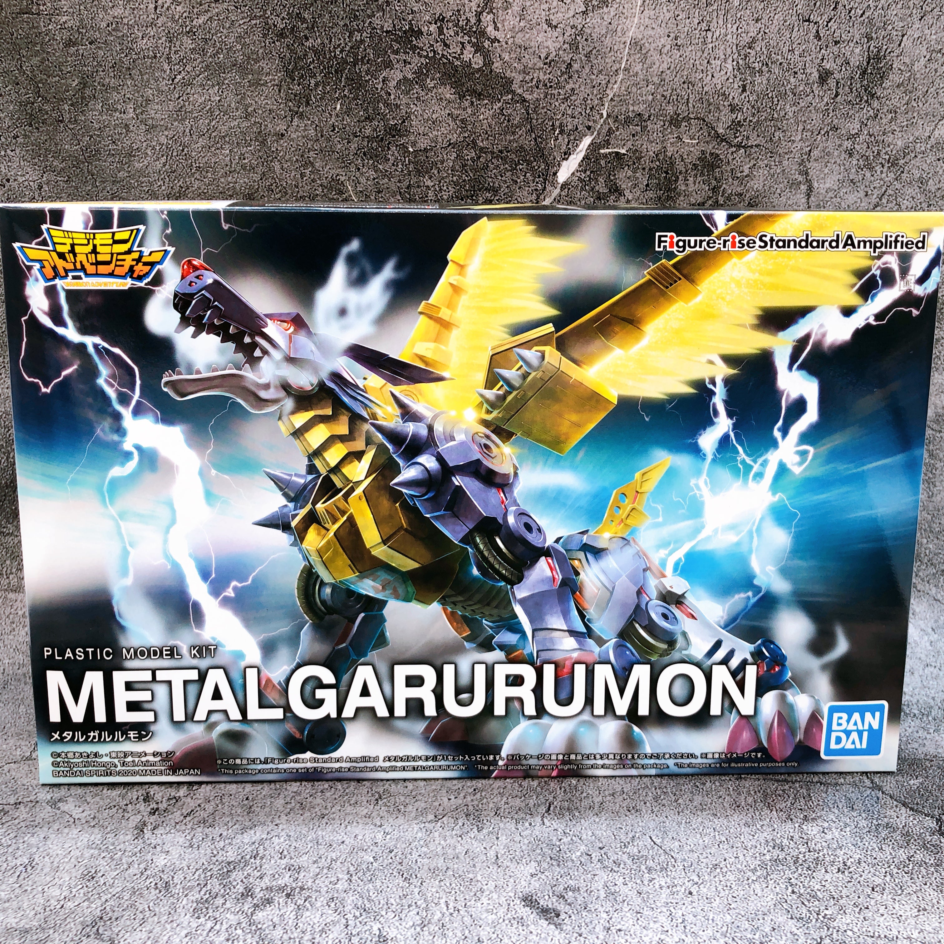 Figure-rise Standard Amplified Metal Garurumon Digimon Model Kit 15+ Bandai NEW