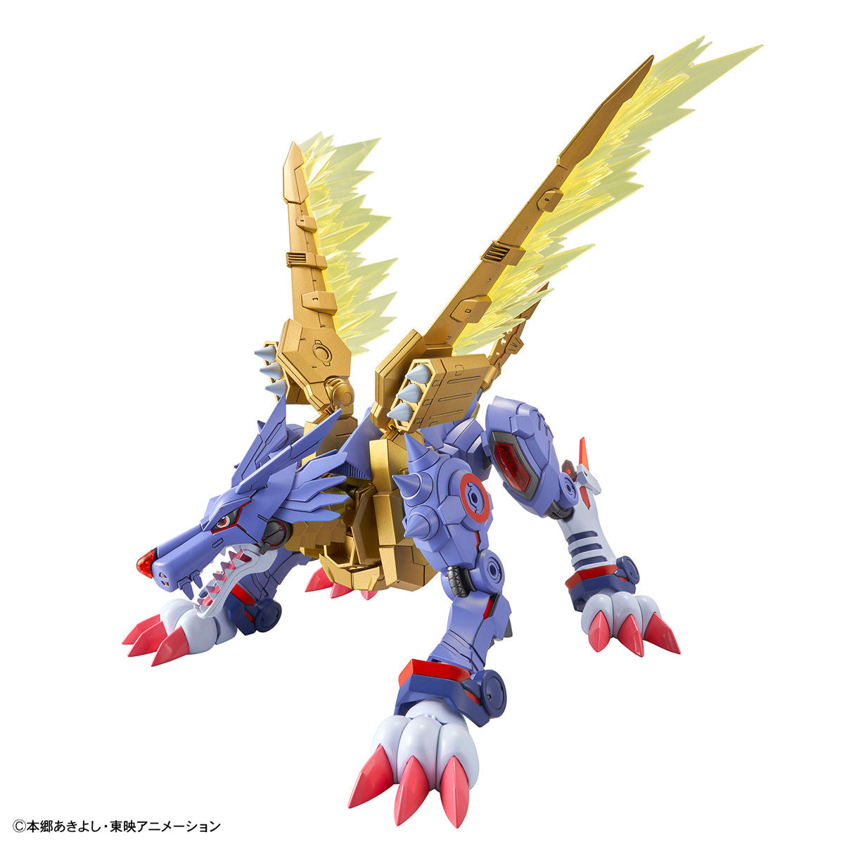 Figure-rise Standard Amplified Metal Garurumon Digimon Model Kit 15+ Bandai NEW