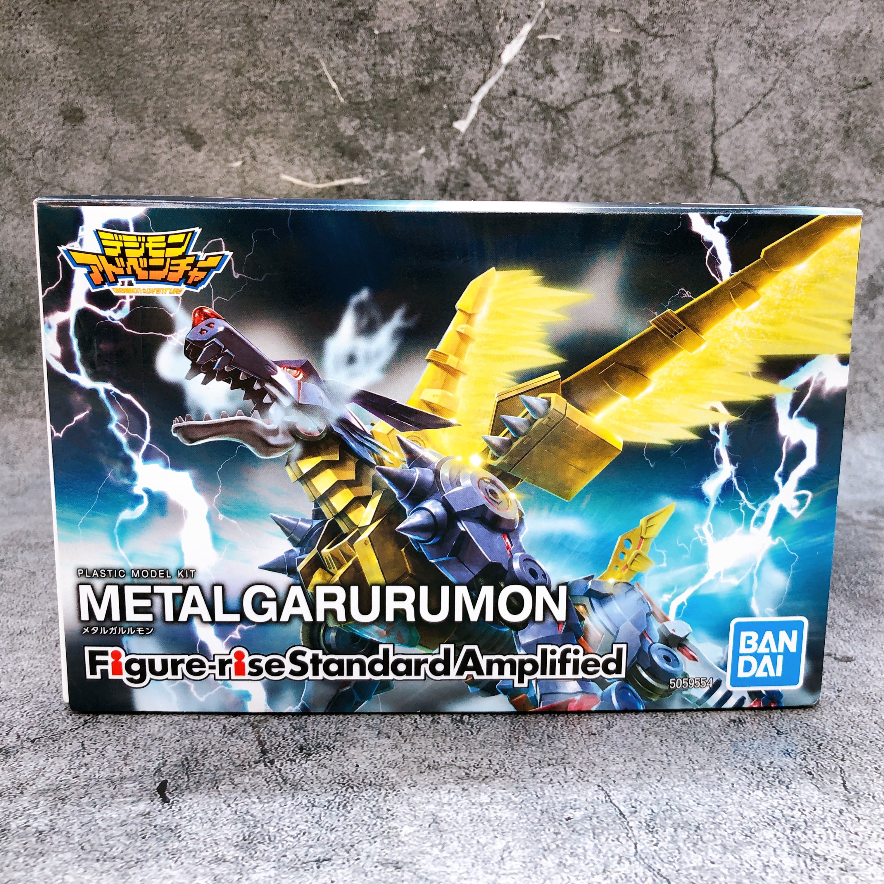 Figure-rise Standard Amplified Metal Garurumon Digimon Model Kit 15+ Bandai NEW