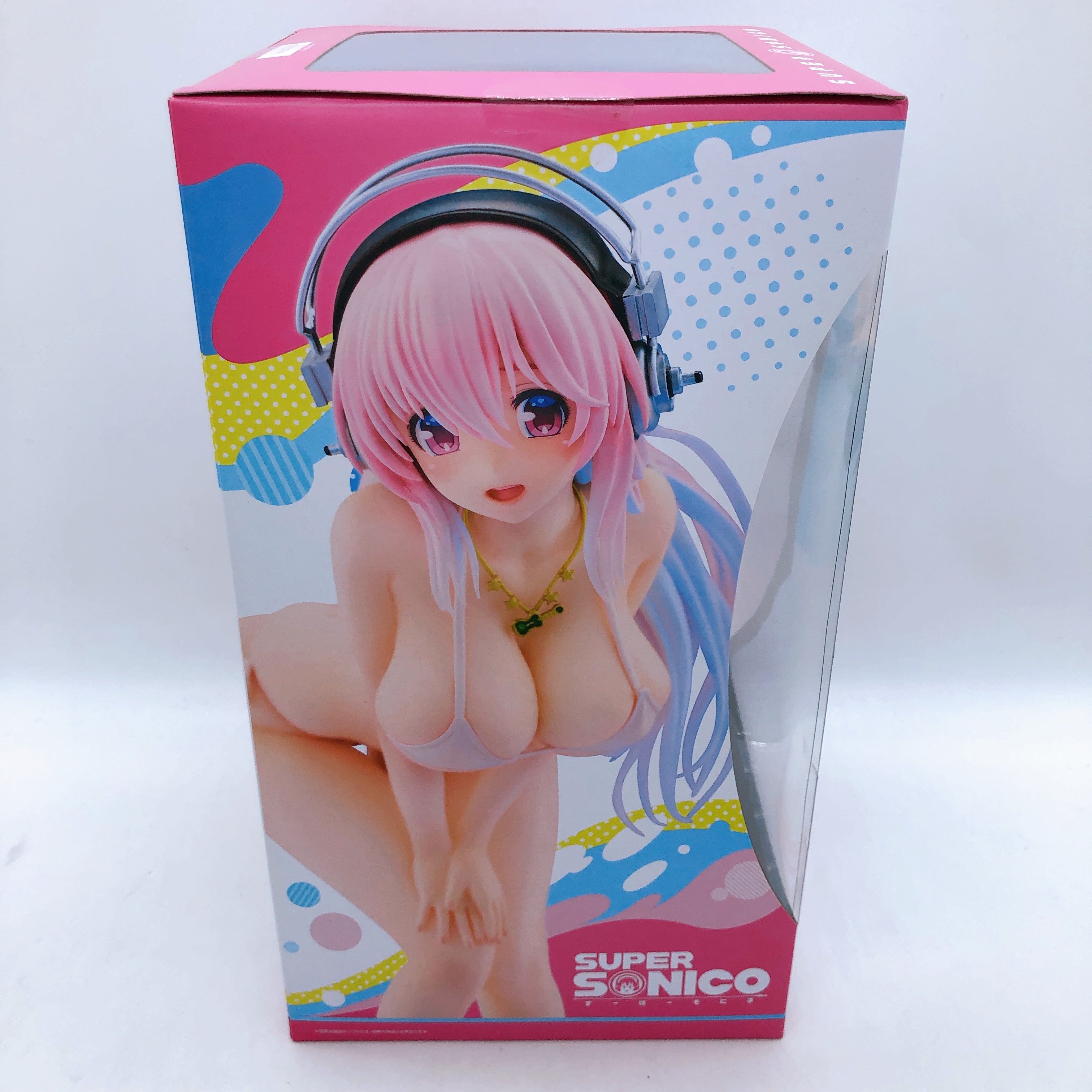Super Sonico Bikini Style 1/7 Scale Figure Wave Japan AUTHENTIC Sealed FASTSHIP