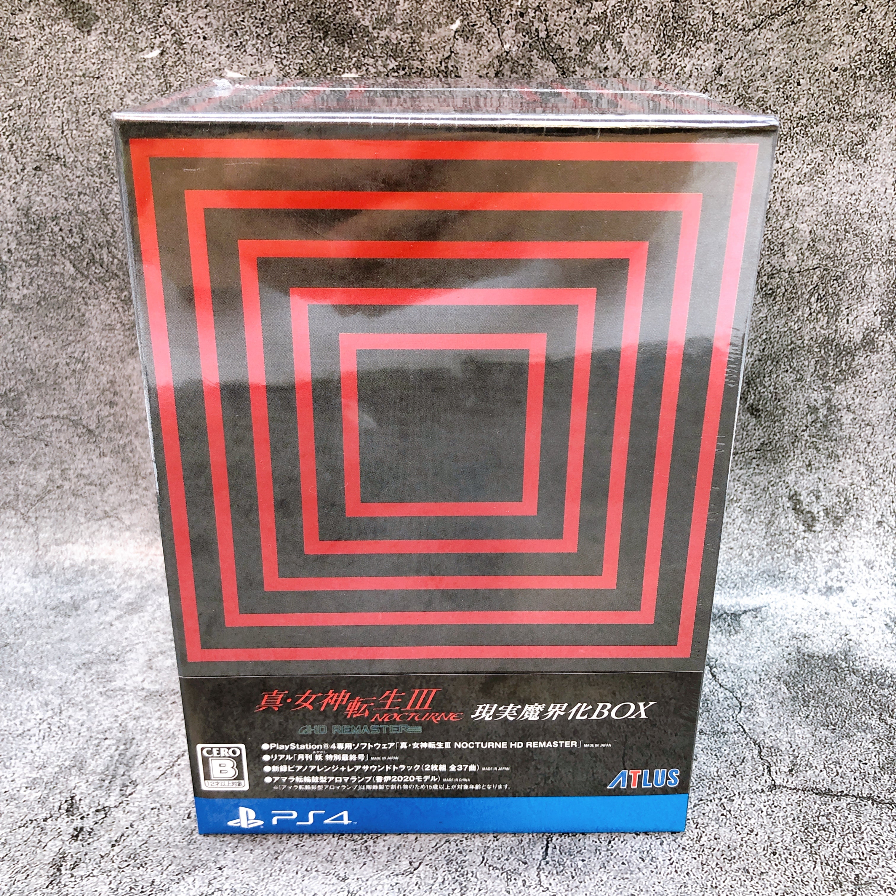 PS4 Shin Megami Tensei III Nocturne HD Remaster Limited Box Japan Game Sealed