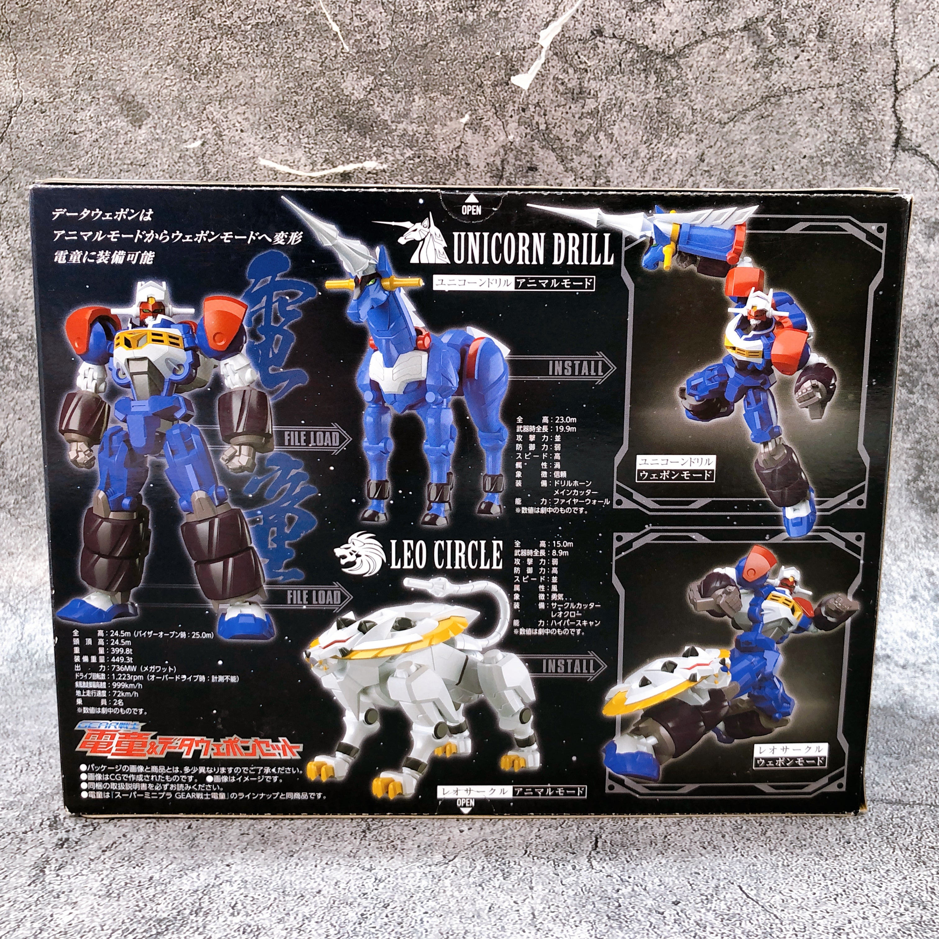 Super Minipla Dendoh & Data Weapon Set Gear Fighter Dendoh Model Kit B