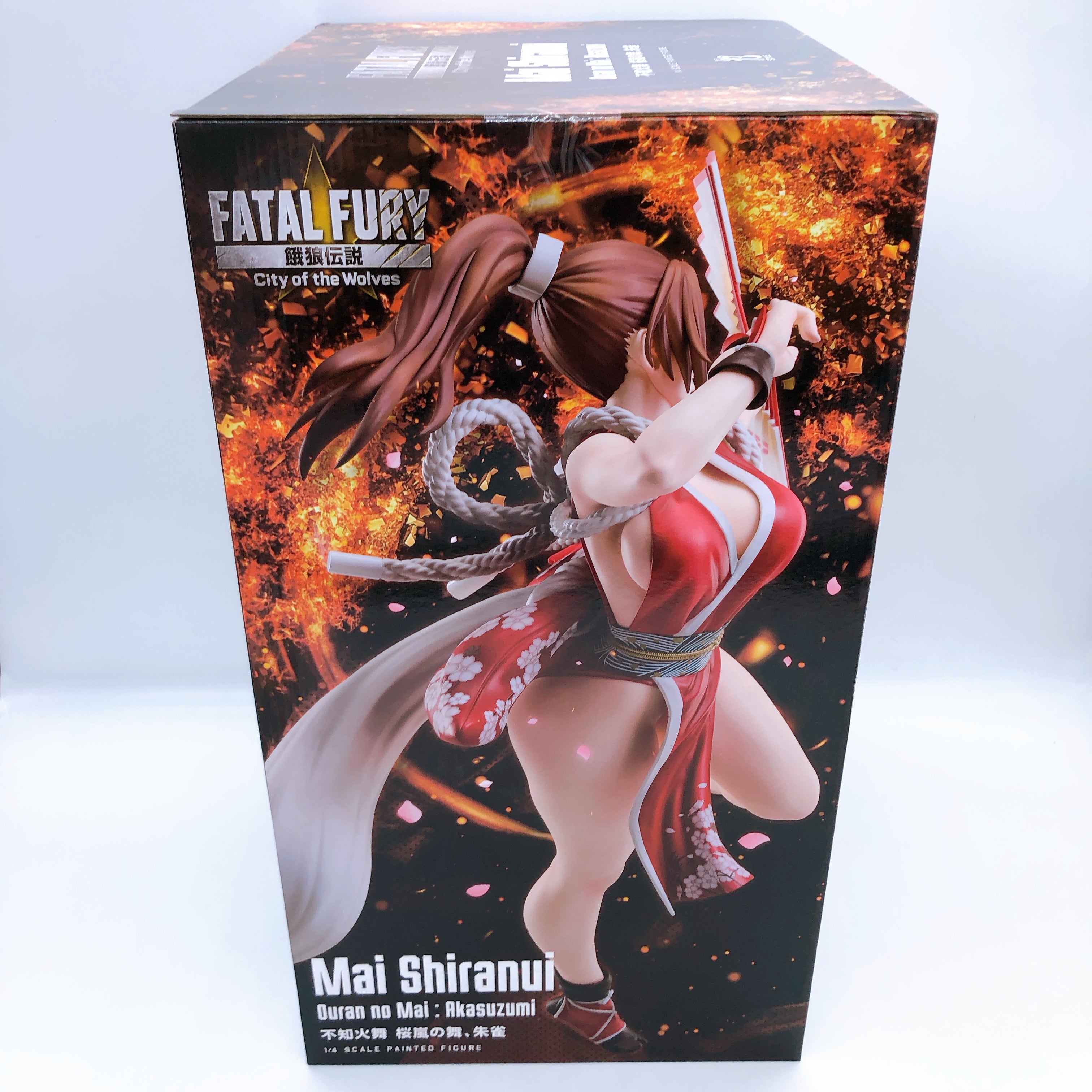 Fatal Fury City of the Wolves Mai Shiranui Ouran no Mai Akasuzumi 1/4 Figure NEW