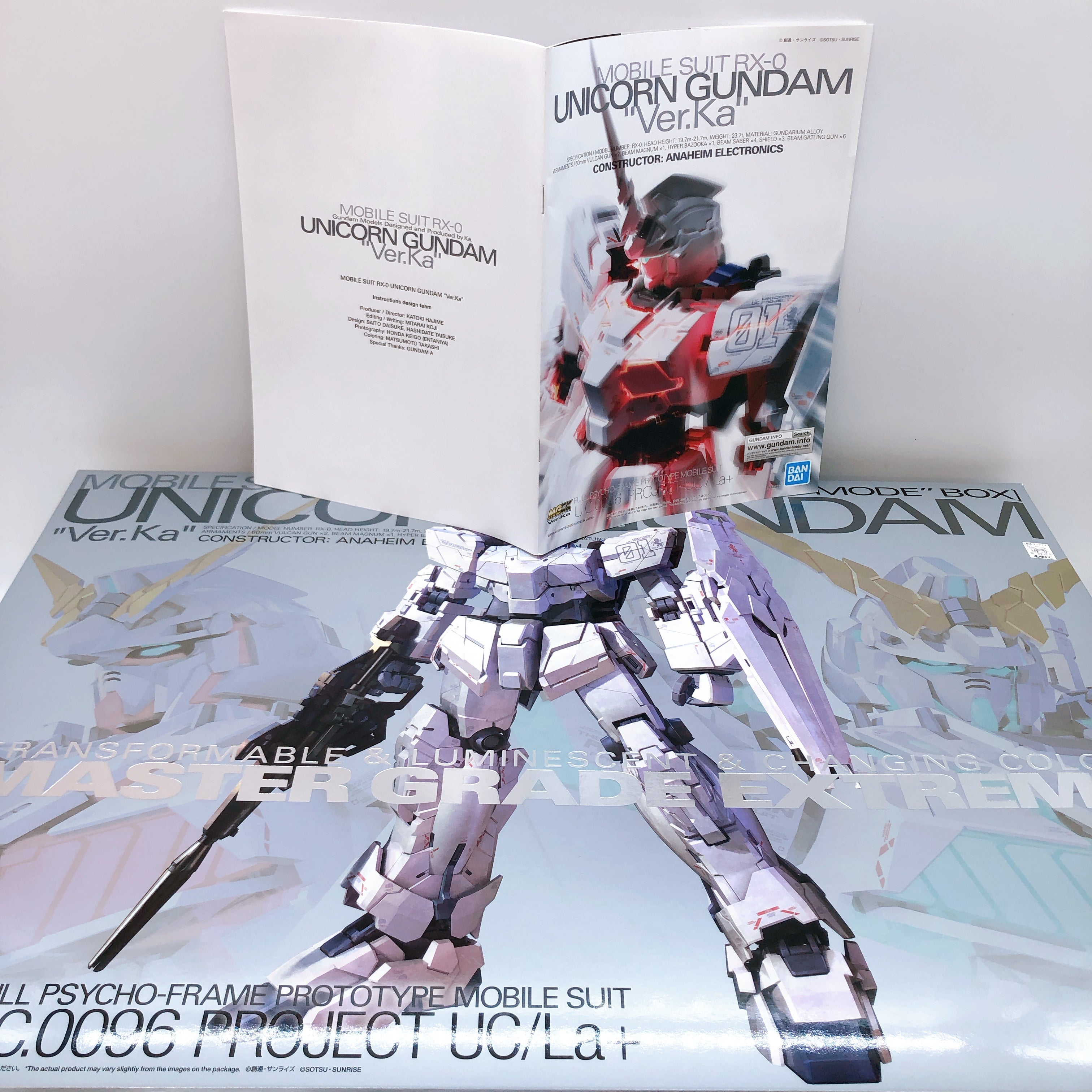 MGEX 1/100 Unicorn Gundam Ver.Ka Premium Unicorn Mode Box Kit Bandai Japan NEW