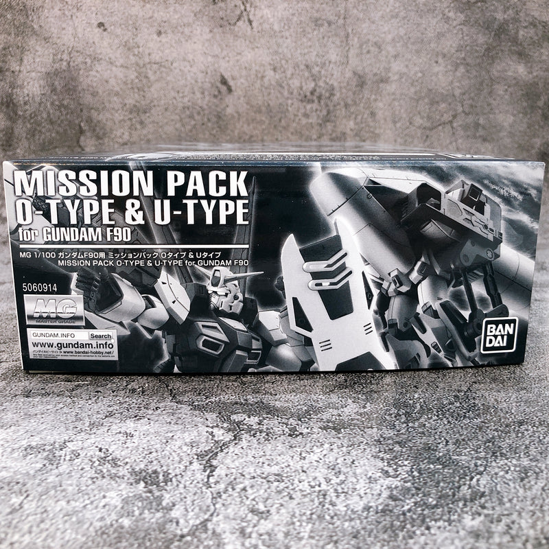 MG 1/100 Gundam F90 Mission Pack O Type & U Type Model Kit Premium Bandai NEW