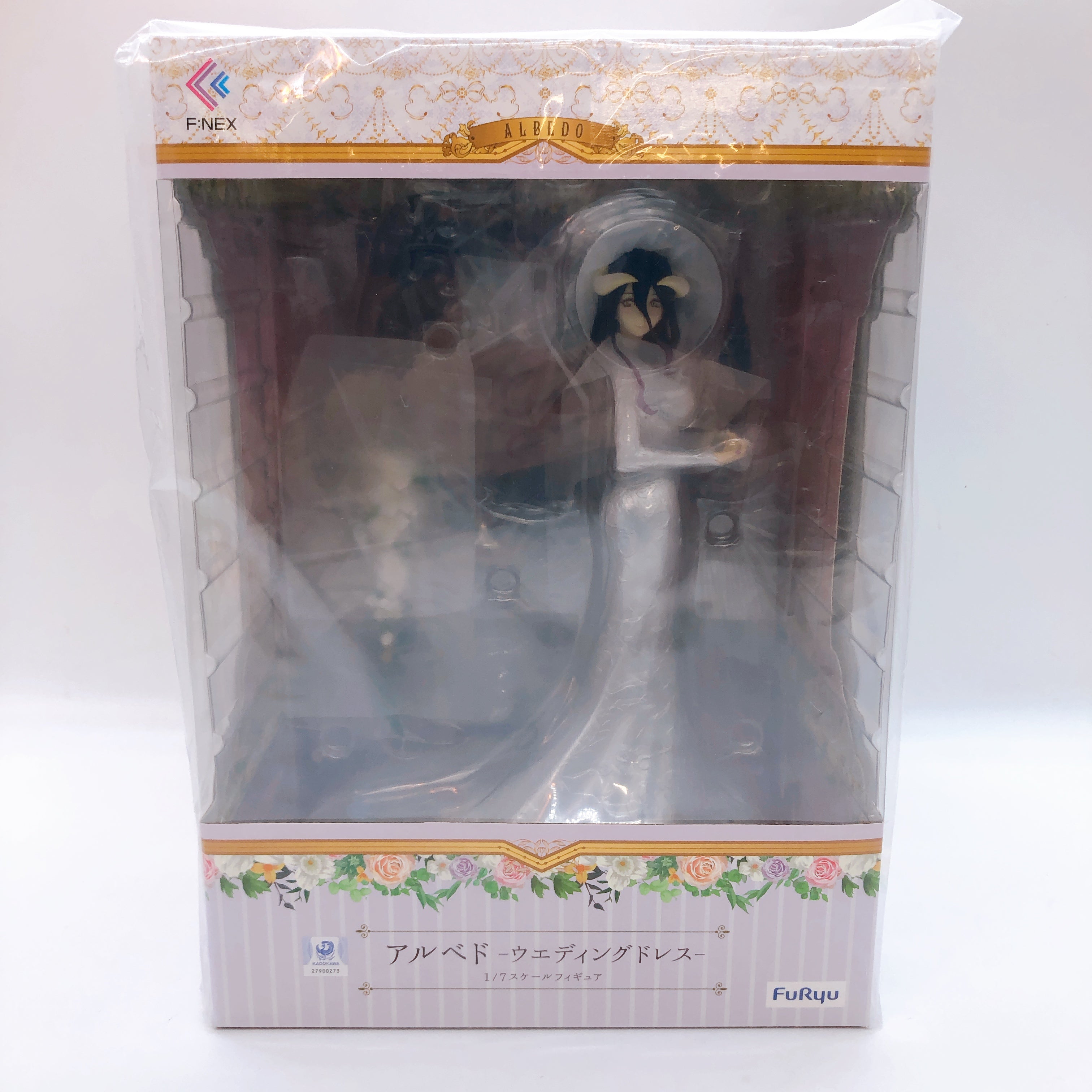 Overlord Albedo Wedding Dress 1/7 Scale Figure F:NEX FuRyu AUTHENTIC Japan Anime