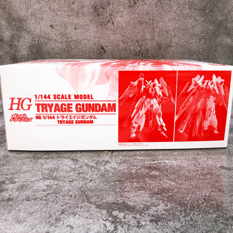 HG 1/144 Tryage Gundam Gundam Tryage Model Kit Premium Bandai Japan NEW FASTSHIP