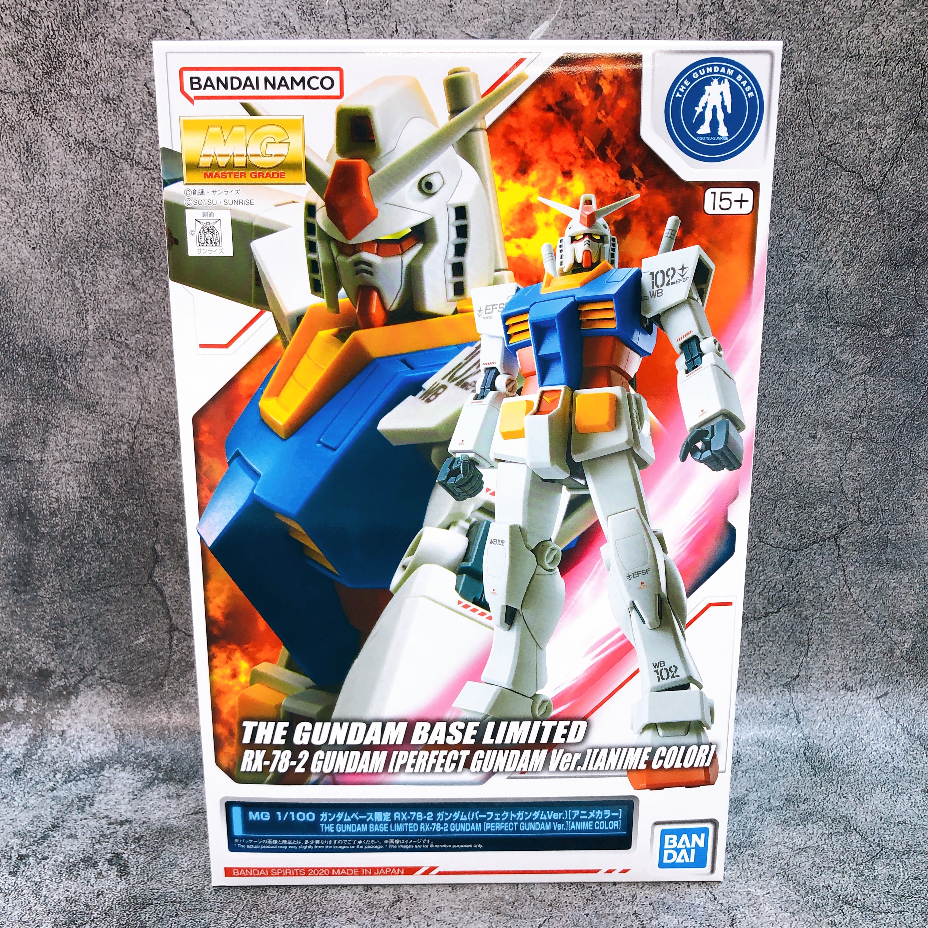 MG 1/100 RX-78-2 Gundam Perfect Gundam Ver. Anime Color Limited Kit 15+ Bandai