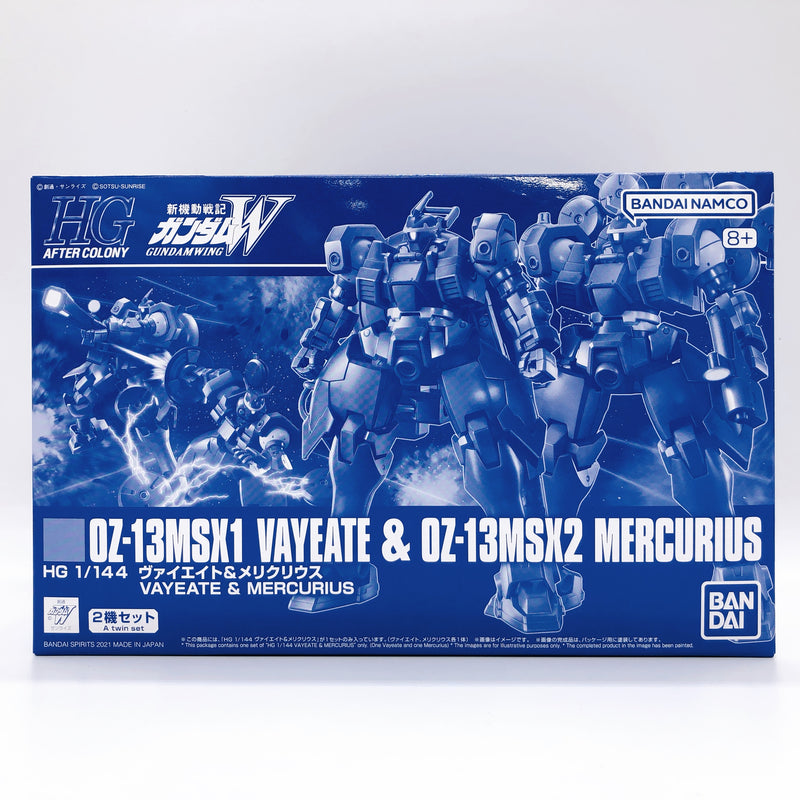 HG 1/144 OZ-13MSX1 VAYEATE & OZ-13MSX2 MERCURIUS Gundam W Model Kit Gunpla New