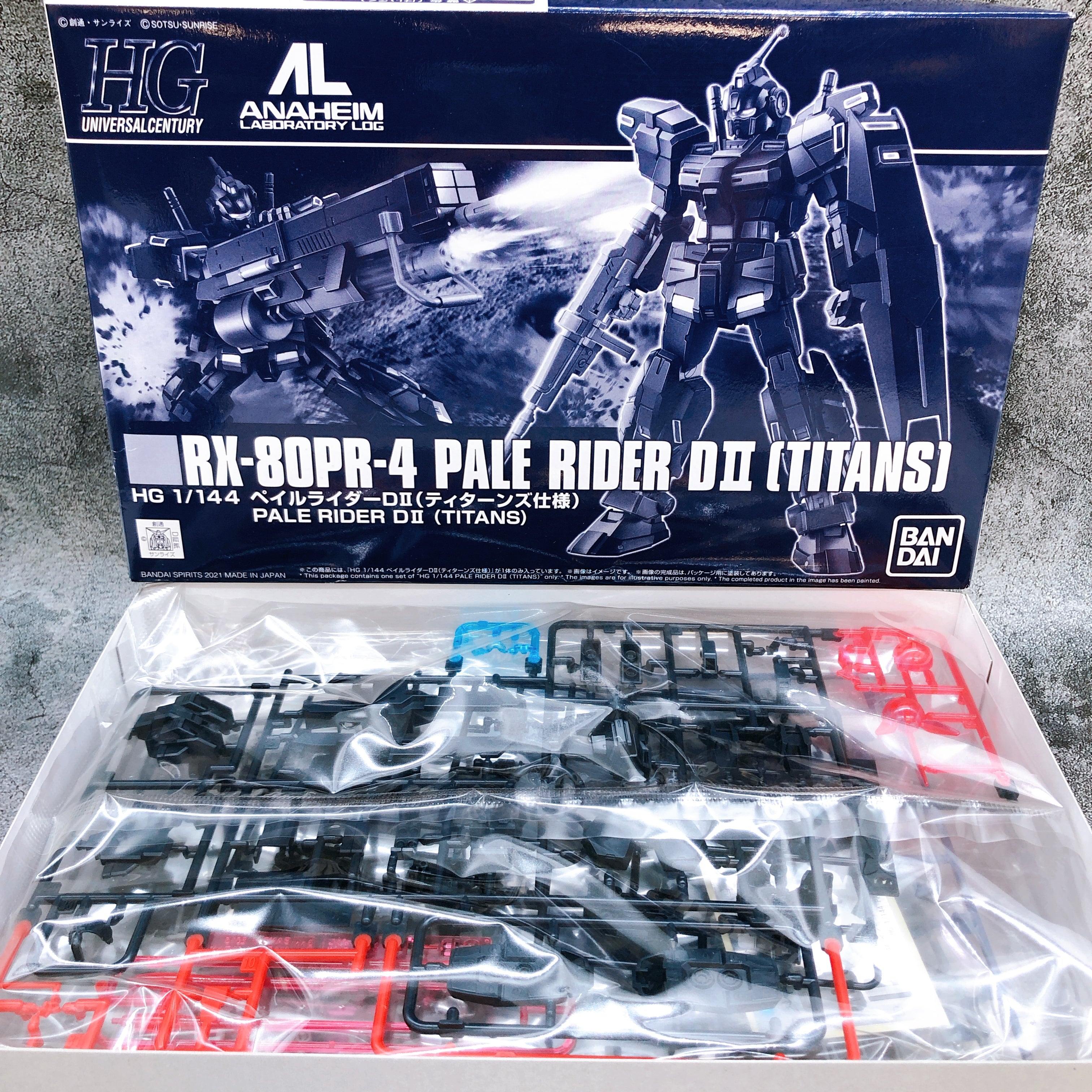 HG 1/144 Pale Rider DII Titans RX-80PR-4 Gunpla Kit Premium Bandai NEW FASTSHIP