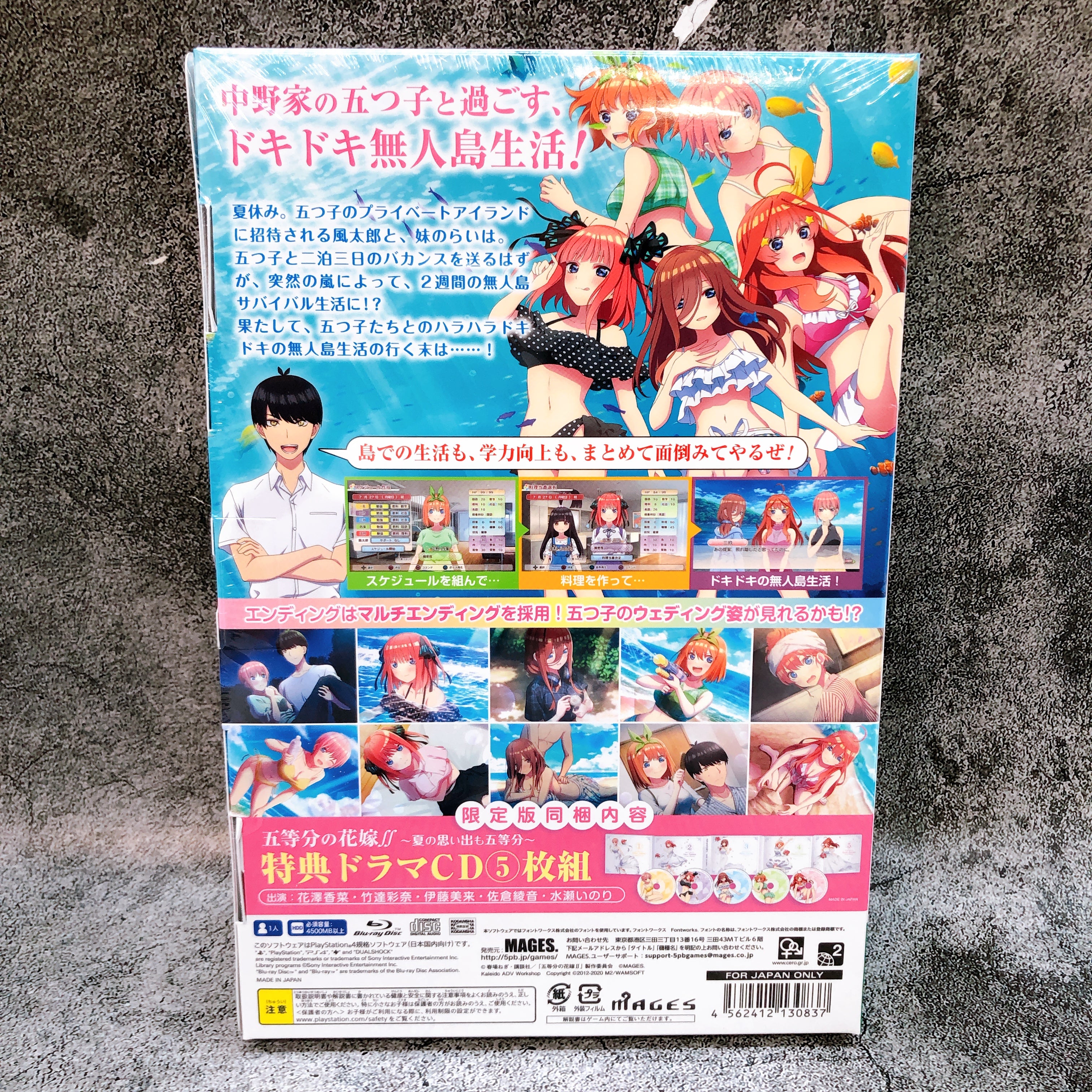 PS4 The Quintessential Quintuplets Summer Memories Limited Edition Japan Game