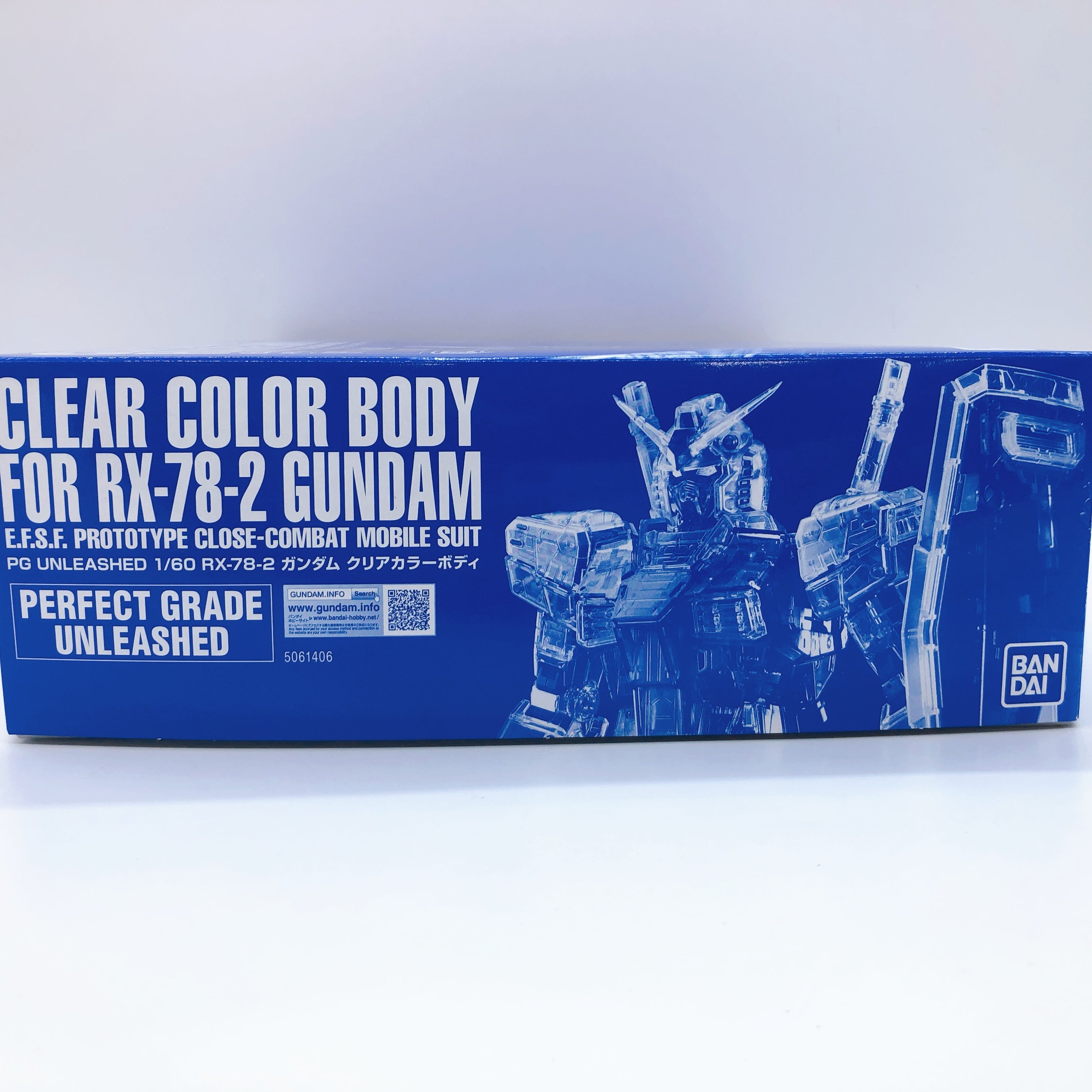 PG UNLEASHED 1/60 Clear Color Body for RX-78-2 GUNDAM Model Kit Premium Bandai