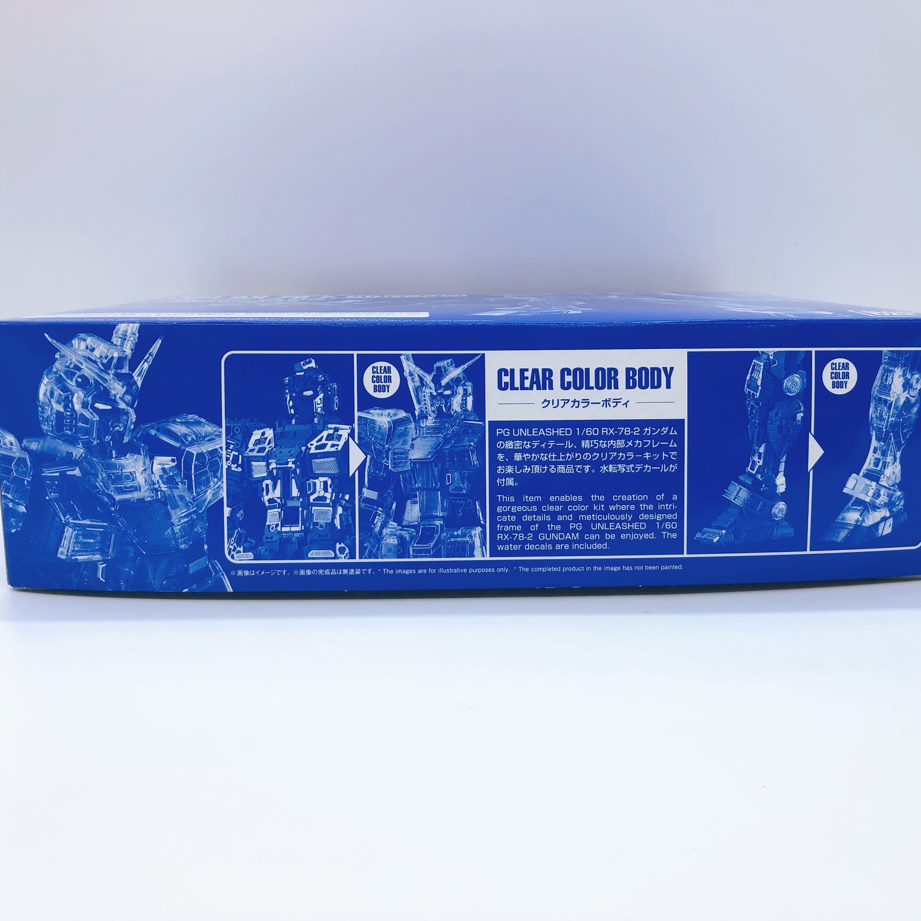 PG UNLEASHED 1/60 Clear Color Body for RX-78-2 GUNDAM Model Kit Premium Bandai