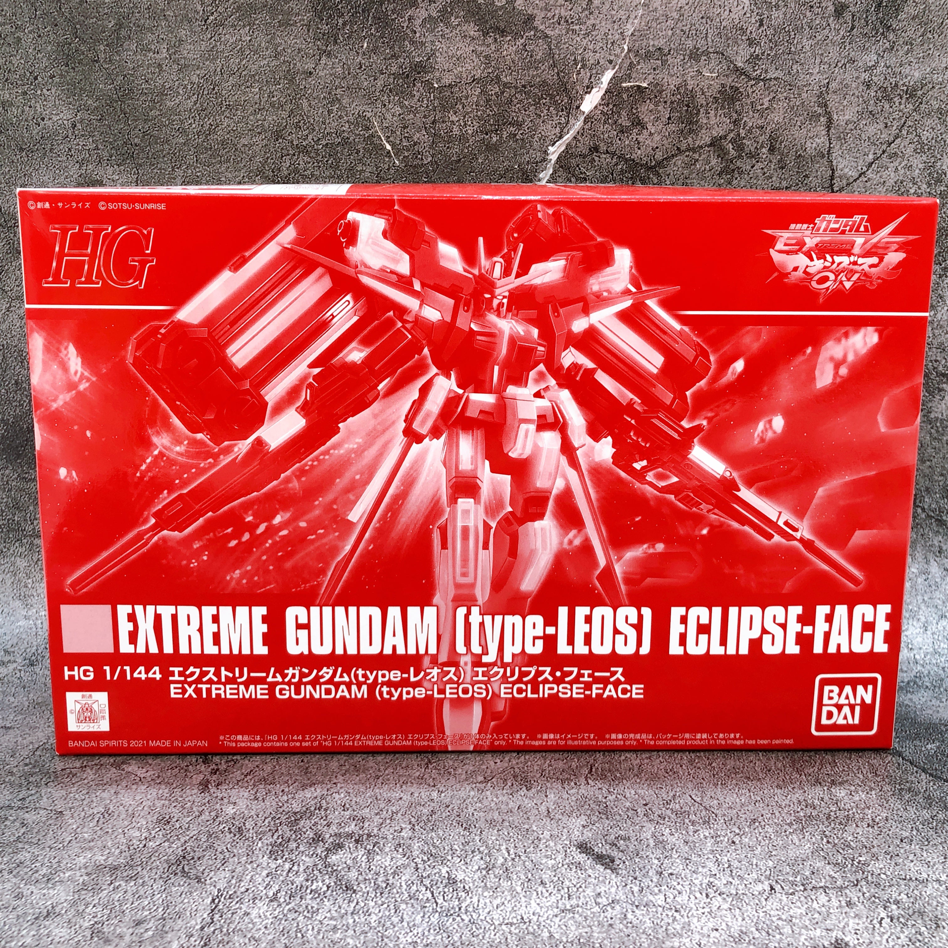 HG 1/144 Extreme Gundam Type Leos Eclipse Face Model Kit Premium Bandai Japan
