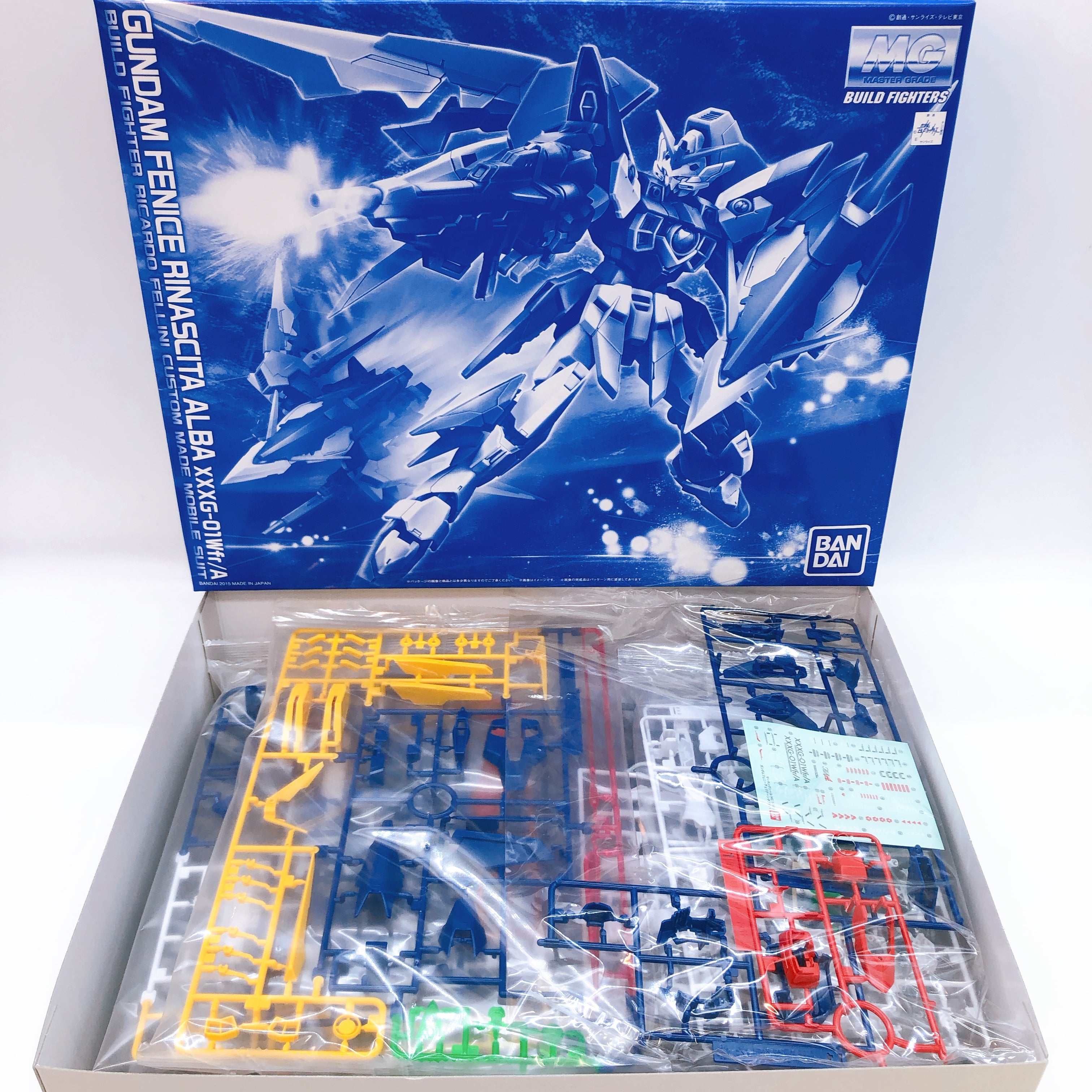 MG 1/100 Gundam Fenice Rinascita Alba XXXG-01Wfr/A Model Kit 15+ Premium Bandai