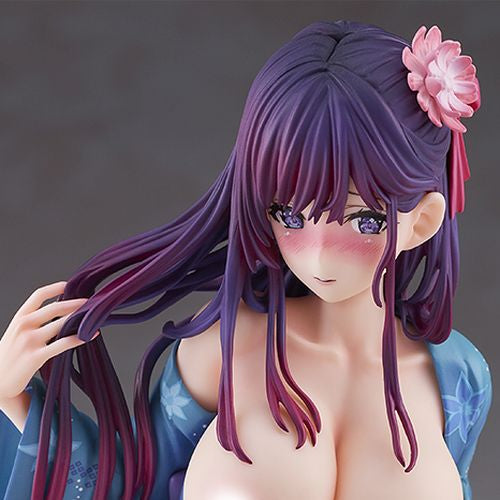 (w/Bonus) Mataro Original 1/6 Scale Figure Opening up her Yukata Native Pink Cat