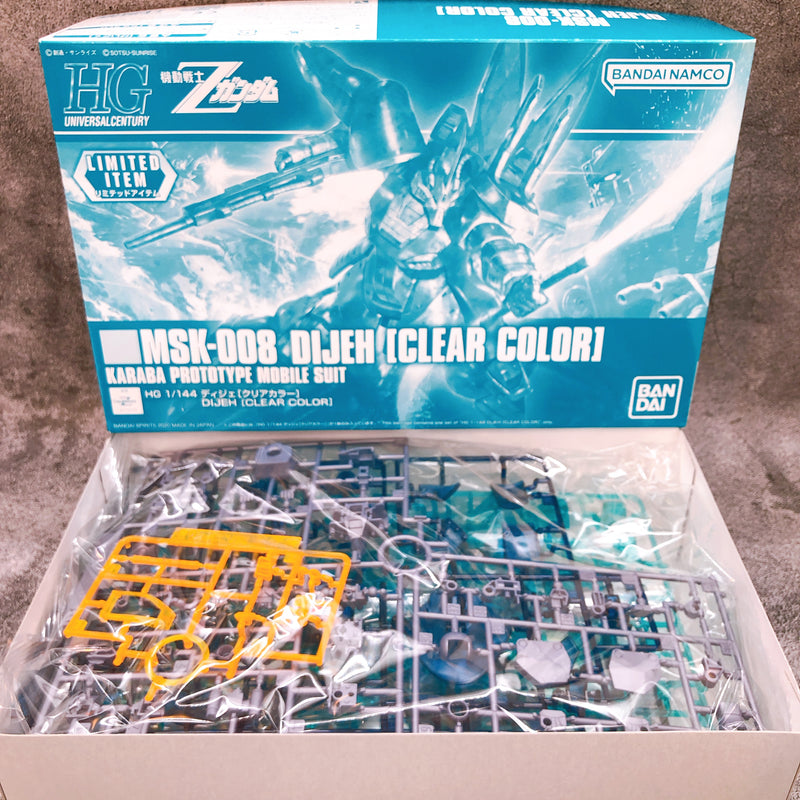 HG 1/144 DIJEH Clear Color Limited Gunpla Model Kit Premium Bandai NEW FASTSHIP