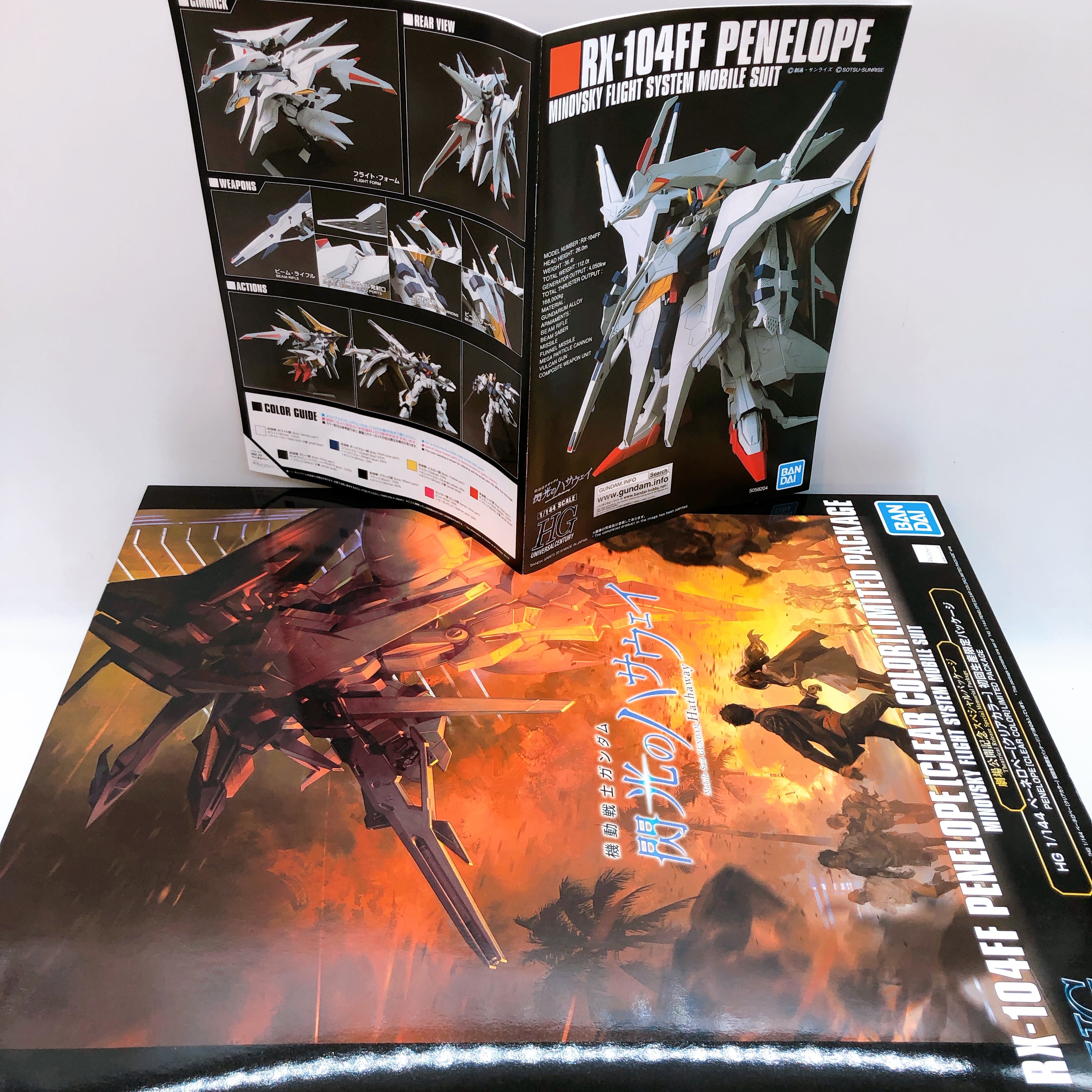HG 1/144 Penelope Clear Color Theatrical Limited Package Model Kit Bandai NEW