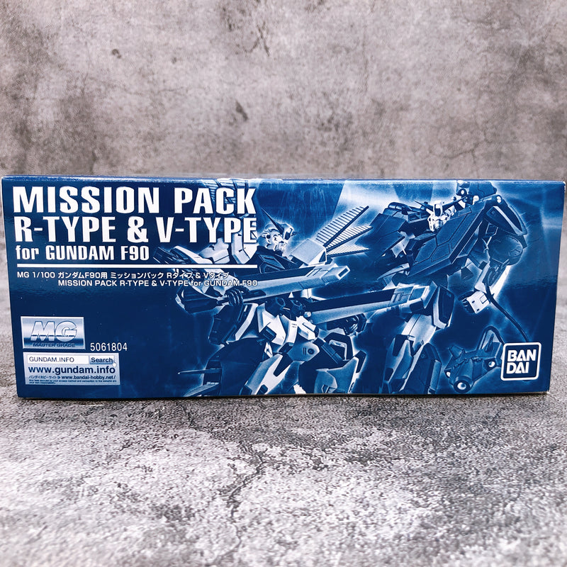 MG 1/100 Gundam F90 Mission Pack R Type & V Type Model Kit Premium Bandai NEW