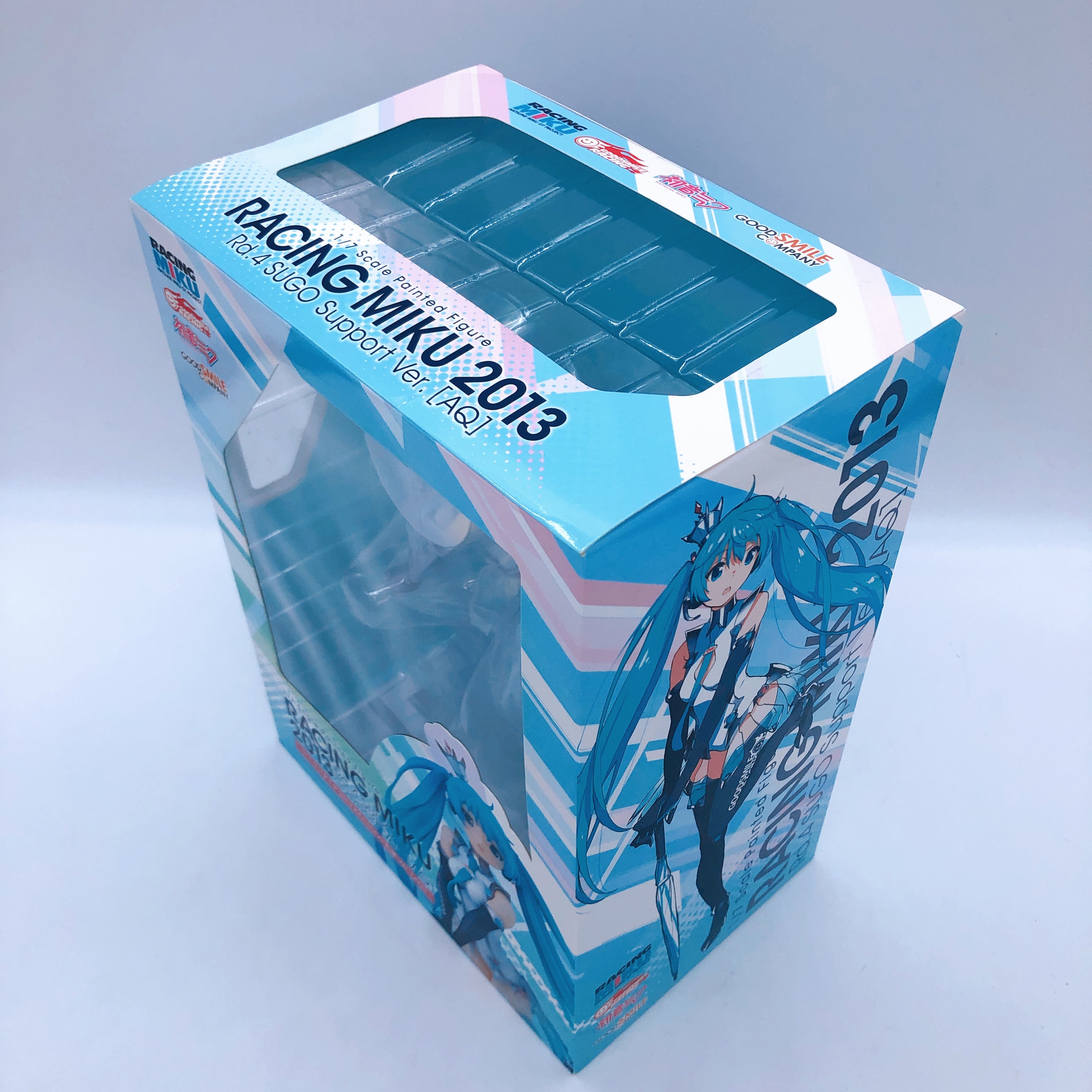 Hatsune Racing Miku 2013 Rd.4 Sugo Support Ver. AQ 1/7 Scale Figure Sealed Japan