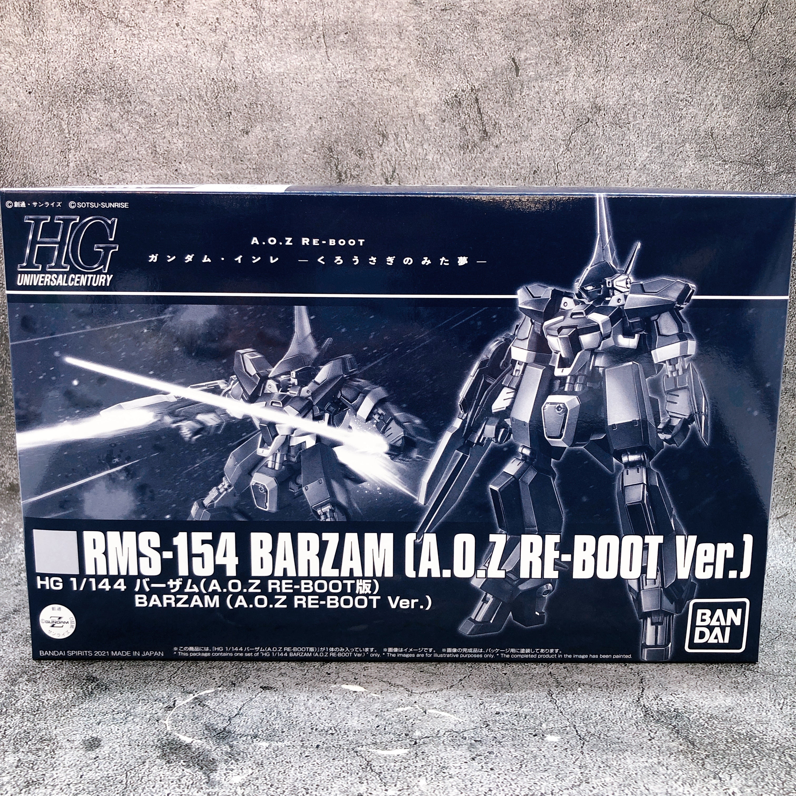 HG 1/144 Barzam A.O.Z Re-Boot Ver. RMS-154 Model Kit Premium Bandai NEW FASTSHIP