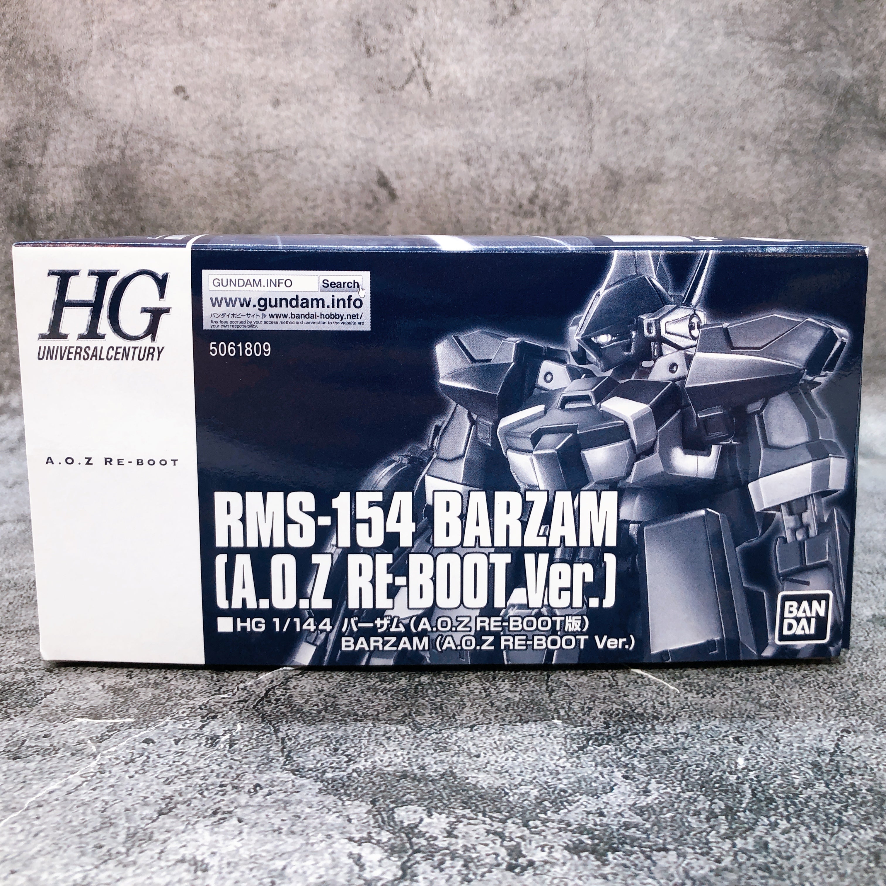 HG 1/144 Barzam A.O.Z Re-Boot Ver. RMS-154 Model Kit Premium Bandai NEW FASTSHIP