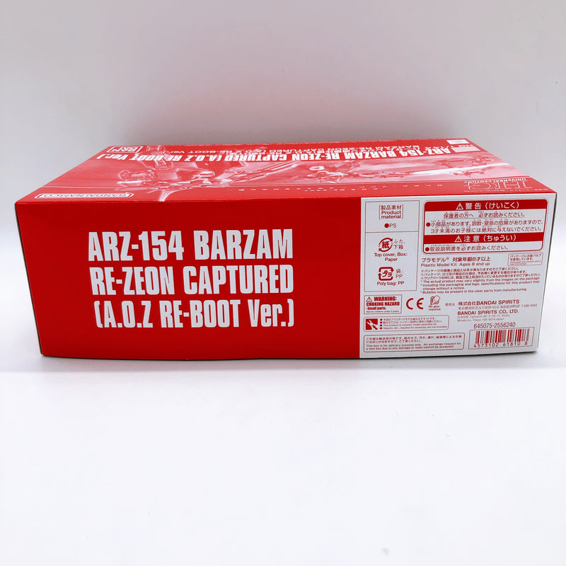 HG 1/144 Barzam Re-Zeon Captured A.O.Z Re-Boot Ver Model Kit Premium Bandai NEW