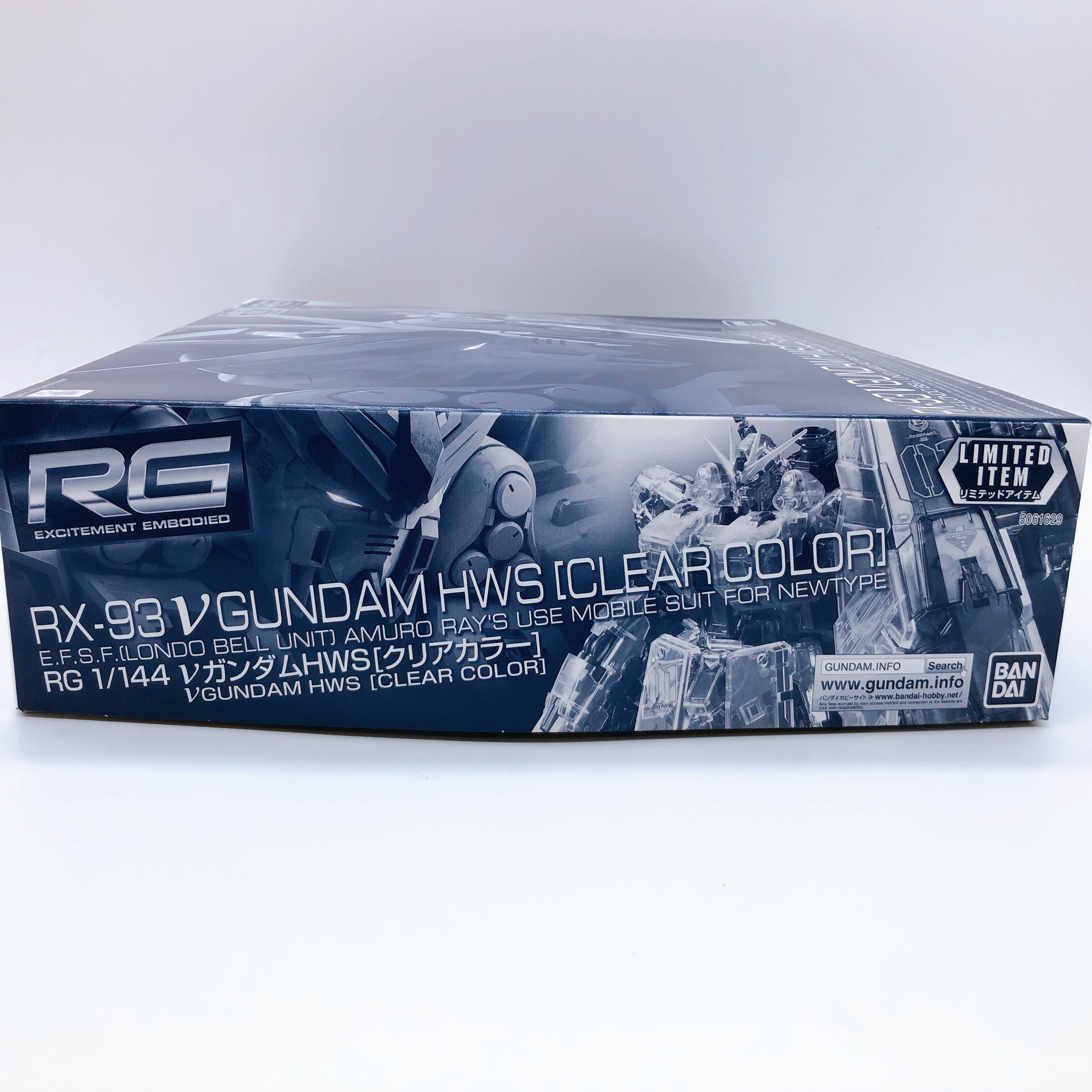 RG 1/144 RX-93 Nu Gundam HWS Clear Color Limited Model Kit Bandai NEW FASTSHIP
