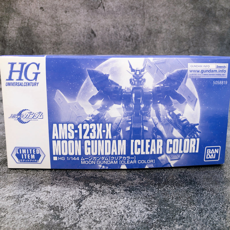 HG 1/144 AMS-123X-X Moon Gundam Clear Color Limited Model Kit Bandai Japan NEW