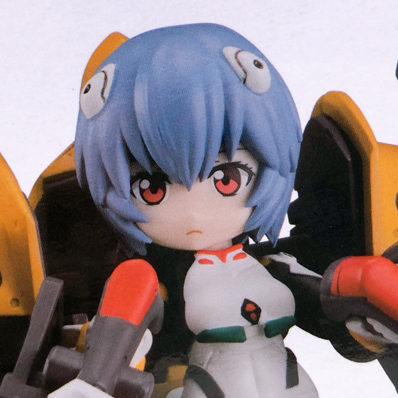 Desktop Army Rebuild of Evangelion Rei Ayanami & EVA Unit-00' MegaHouse Figure