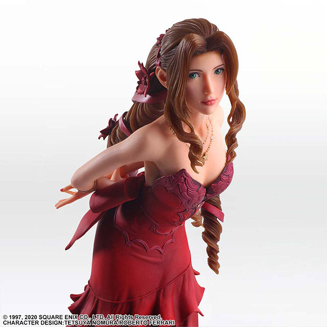 Final Fantasy VII Remake Aerith Gainsborough Dress Ver. Static Arts Figure 15+