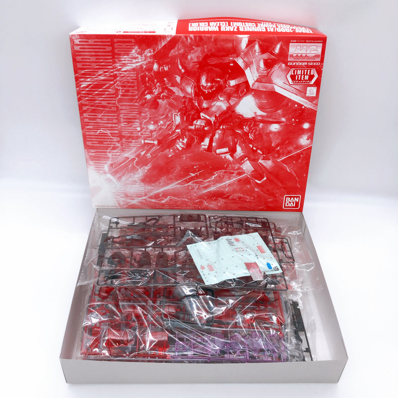 MG 1/100 Gunner Zaku Warrior Lunamaria Hawke Custom Clear Color Kit Bandai NEW