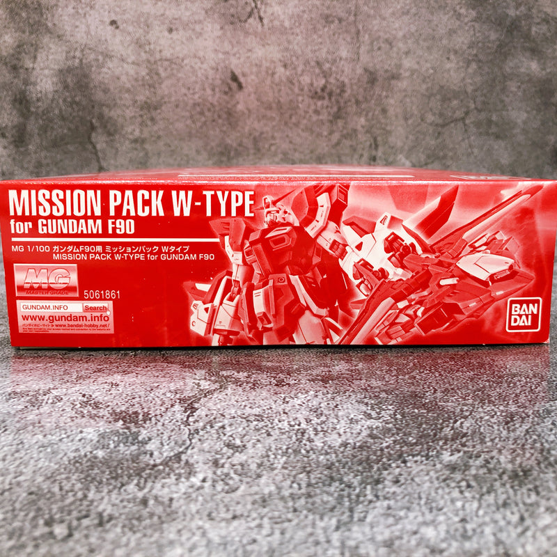 MG 1/100 Gundam F90 Mission Pack W Type Gunpla Model Kit Premium Bandai NEW