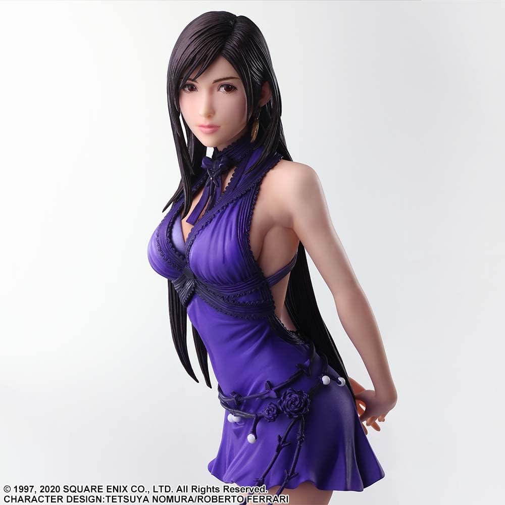 Final Fantasy Tifa Lockhart Dress ver. Static Arts Figure 15+ Square Enix Japan