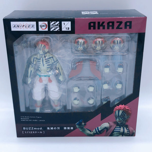 BUZZmod. 鬼滅の刃 AKAZA 1/12スケール BUZZmod. Demon Slayer Akaza 1/12 Scale Figure Kimetsu no Yaiba Aniplex