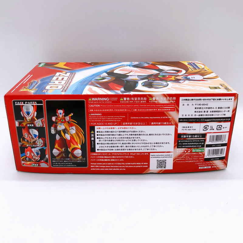 MegaMan Rockman X ZERO 1/12 Scale Full Action Model Kit KOTOBUKIYA Japan NEW