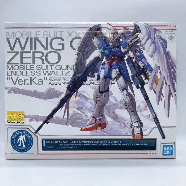 MG 1/100 Wing Gundam Zero EW Ver.Ka Clear Color Limited Model Kit Band