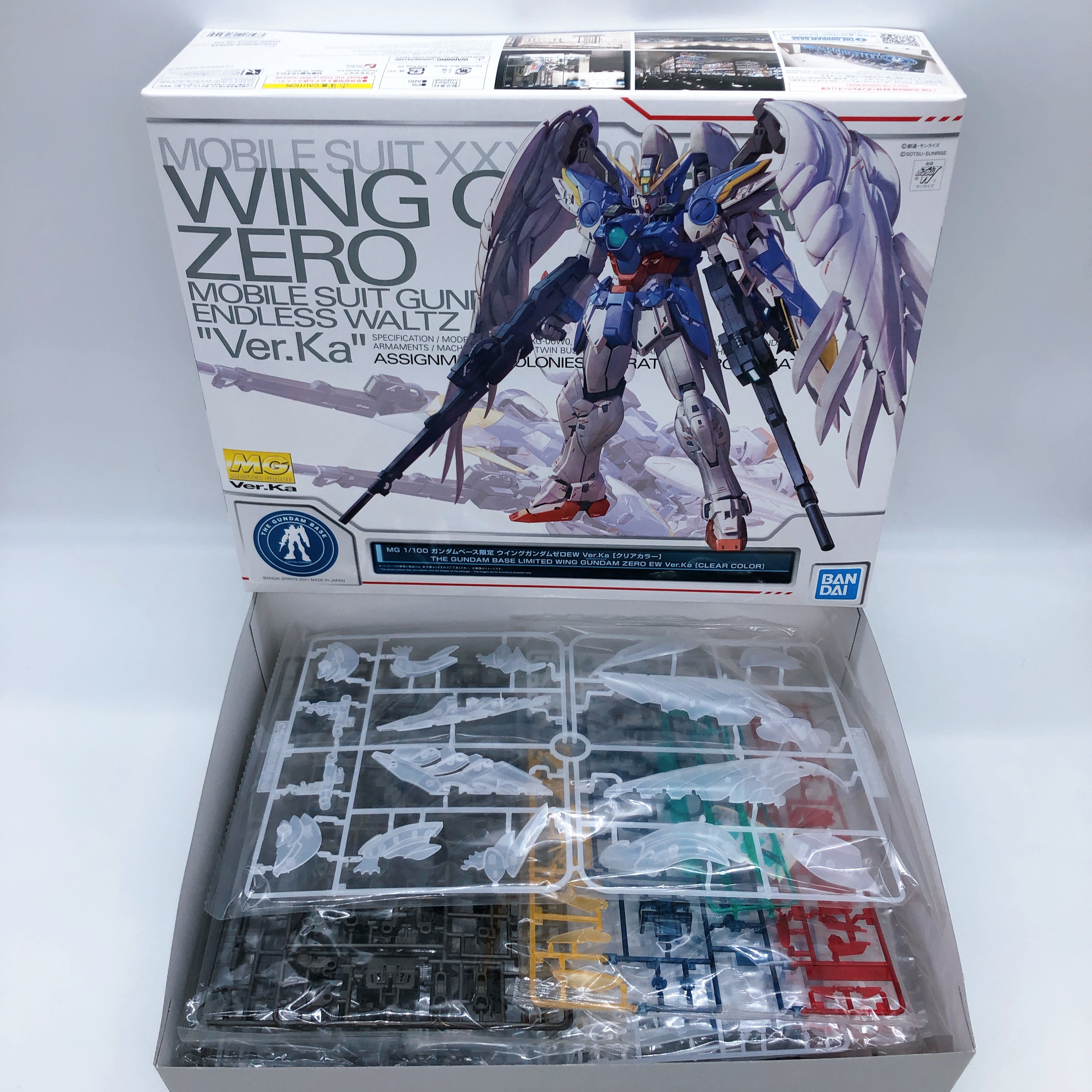 MG 1/100 Wing Gundam Zero EW Ver.Ka Clear Color Limited Model Kit Bandai Japan