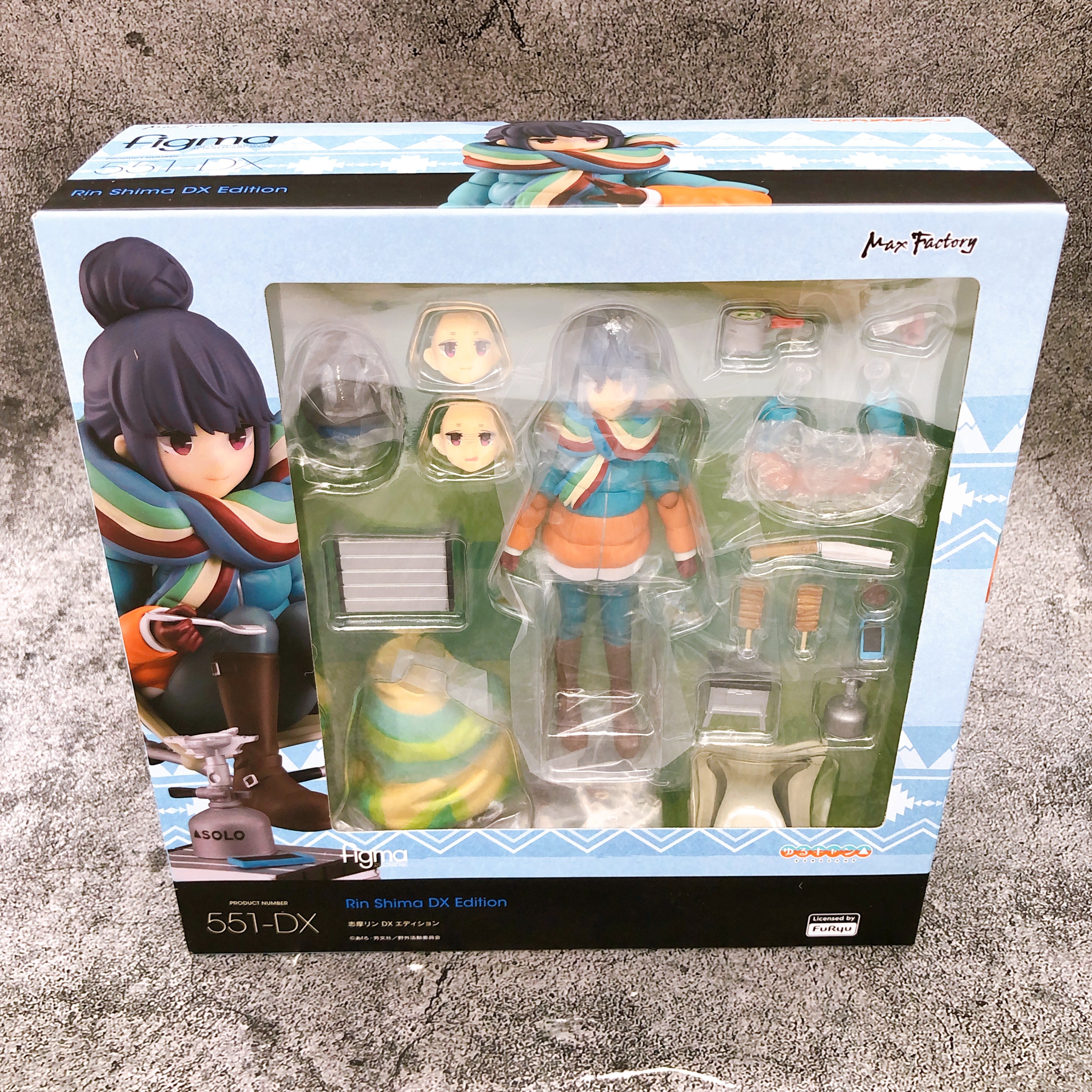 コミック・アニメ figma Rin Shima DX Edition 551-DX Amazon.com: Max Factory Laid-Back Camp: Rin Shima Figma DX Edition