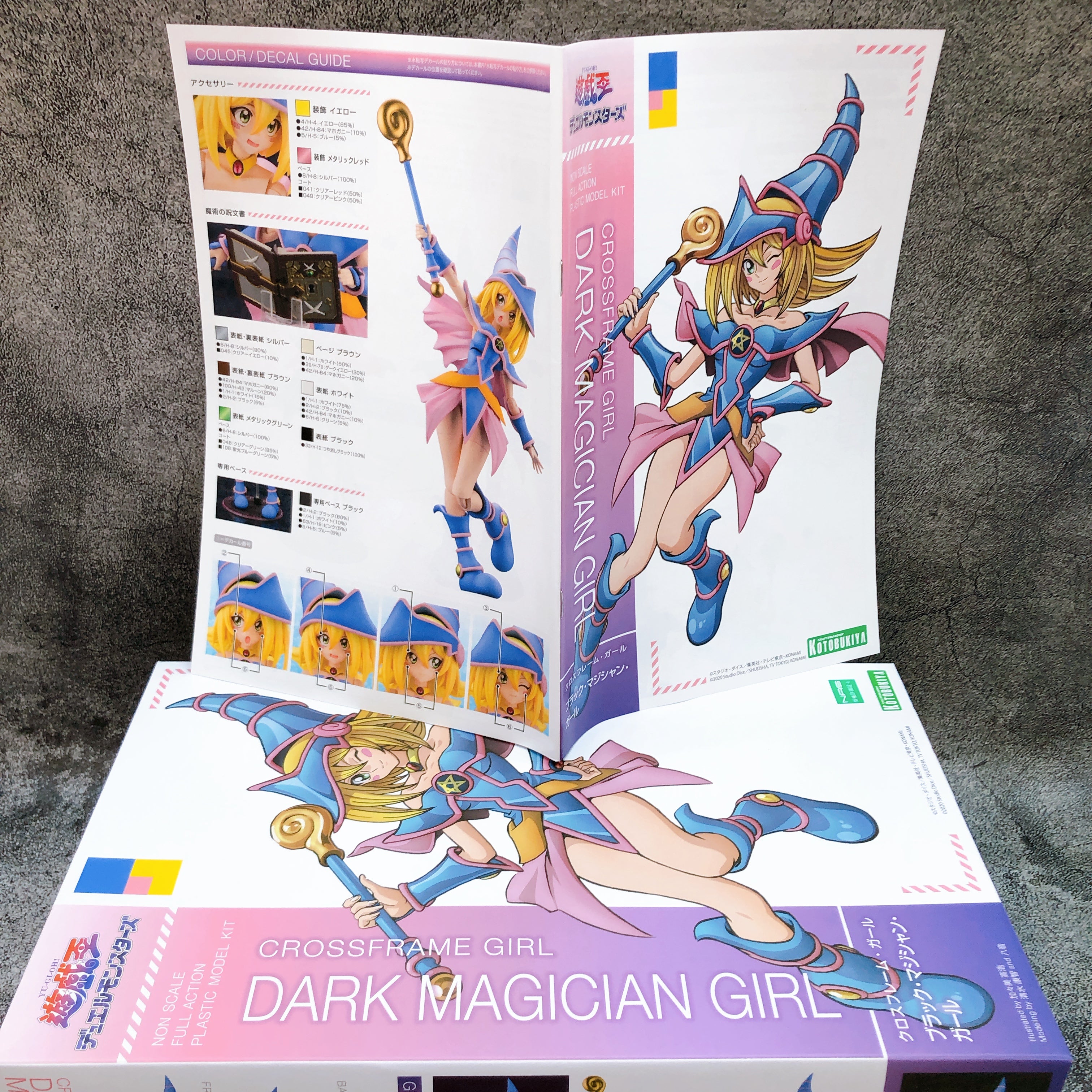 (w/Bonus) Cross Frame Girl Dark Magician Girl Yu-Gi-Oh! Model Kit KOTOBUKIYA NEW
