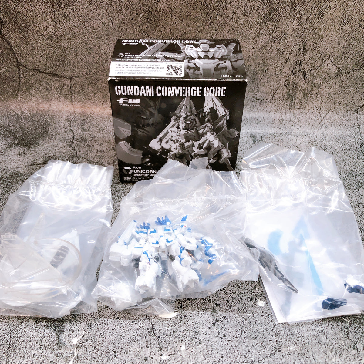 FW GUNDAM CONVERGE CORE Unicorn Gundam Perfectibility Figure 15+ Premium Bandai