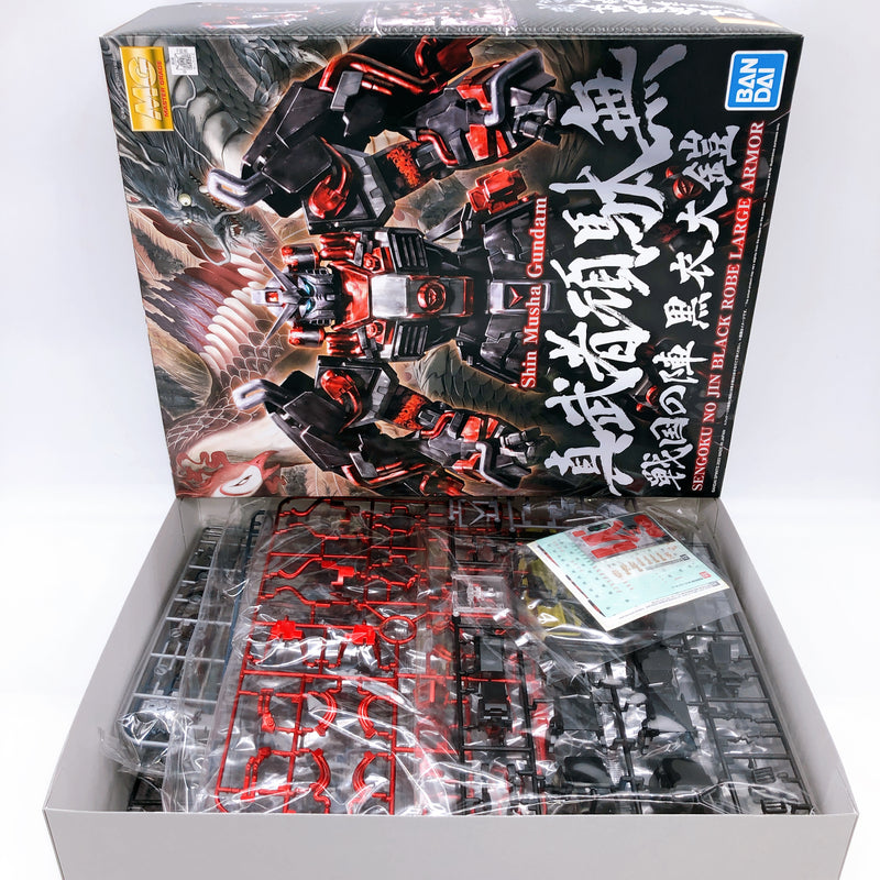 MG 1/100 Shin Musha Gundam Sengoku no Jin Black Robe Large Armor Kit Bandai NEW