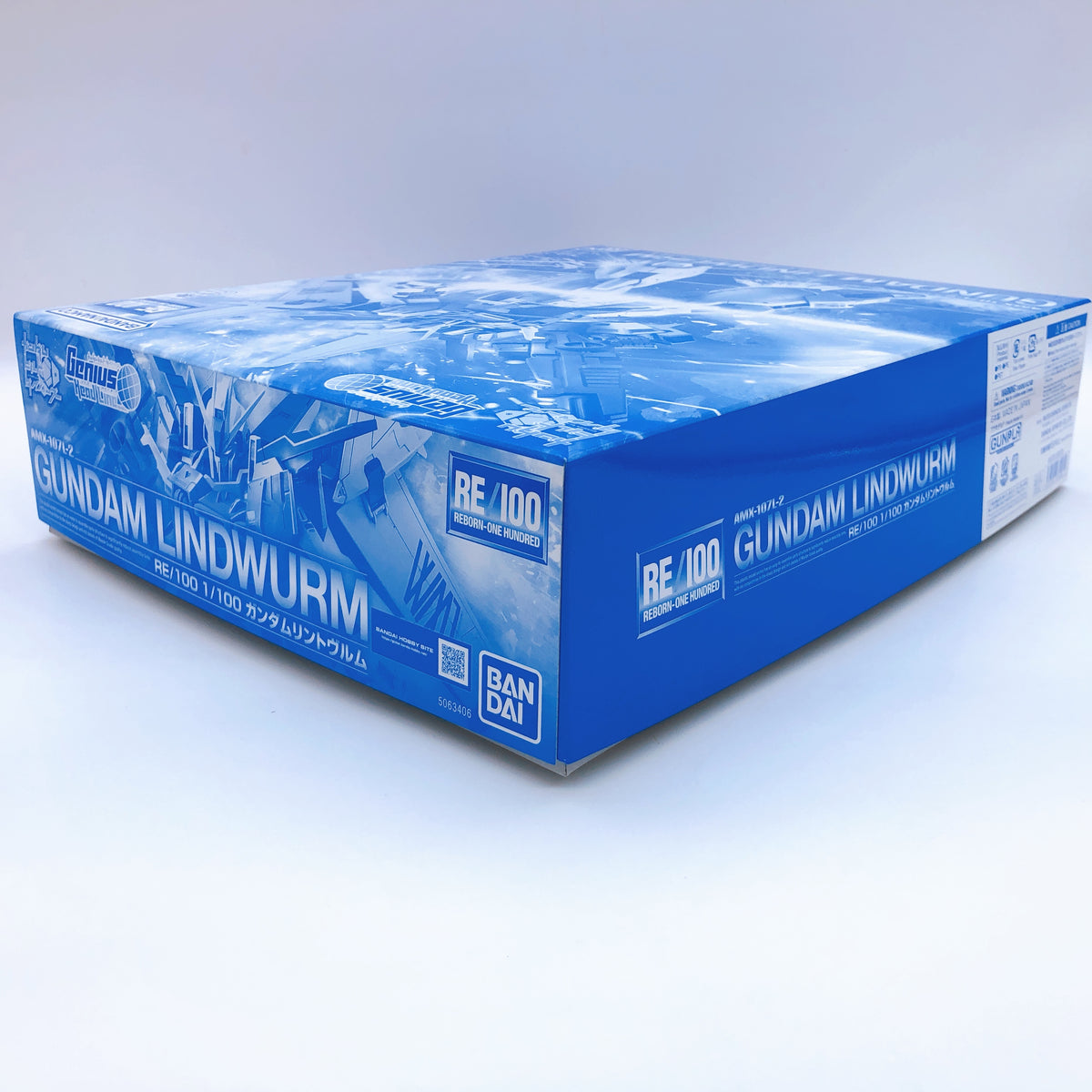 RE/100 1/100 Gundam Lindwurm Genius Head Line Model Kit 15+ Premium Bandai Japan