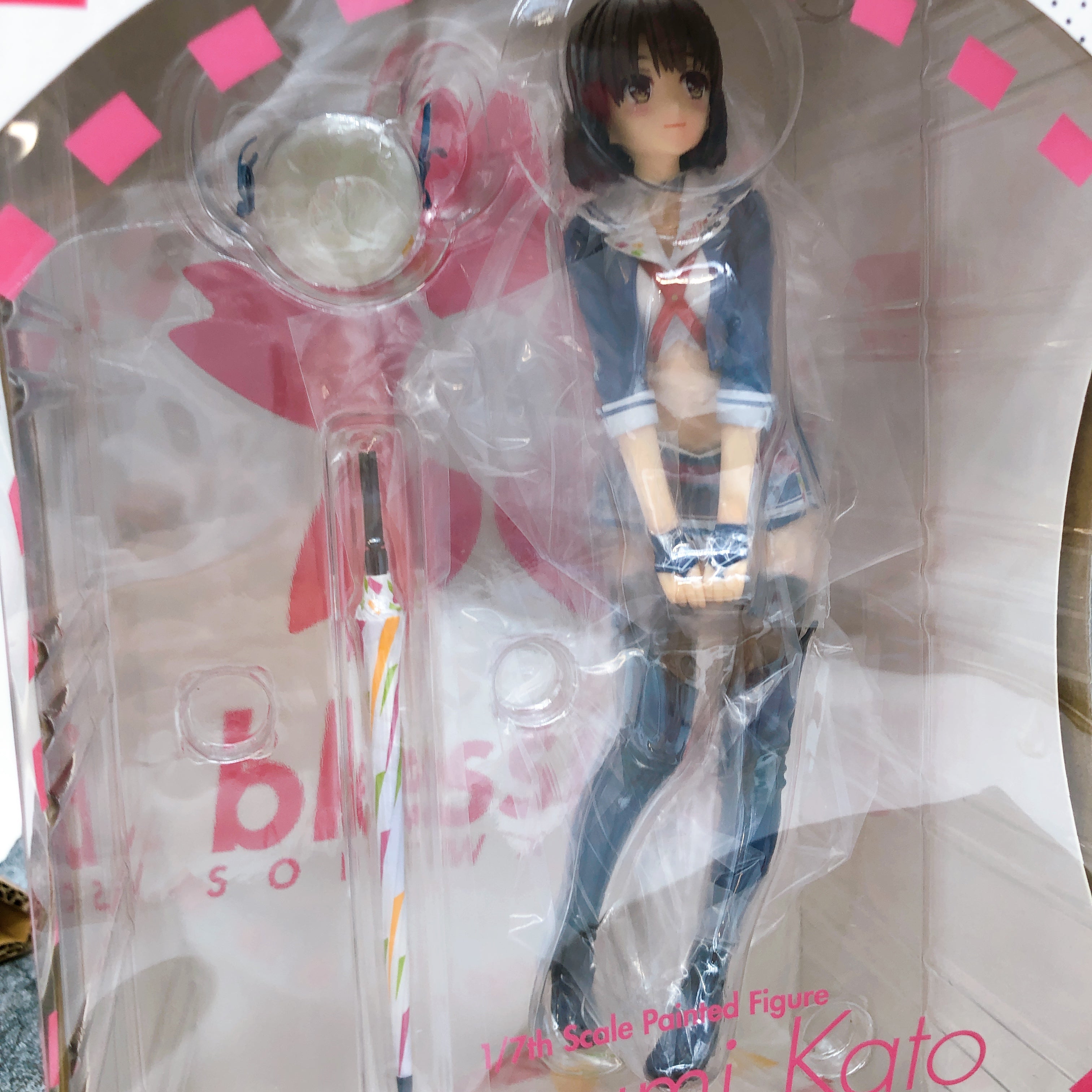 Saekano Megumi Kato Racing ver. 1/7 Figure Japan Sealed NEW