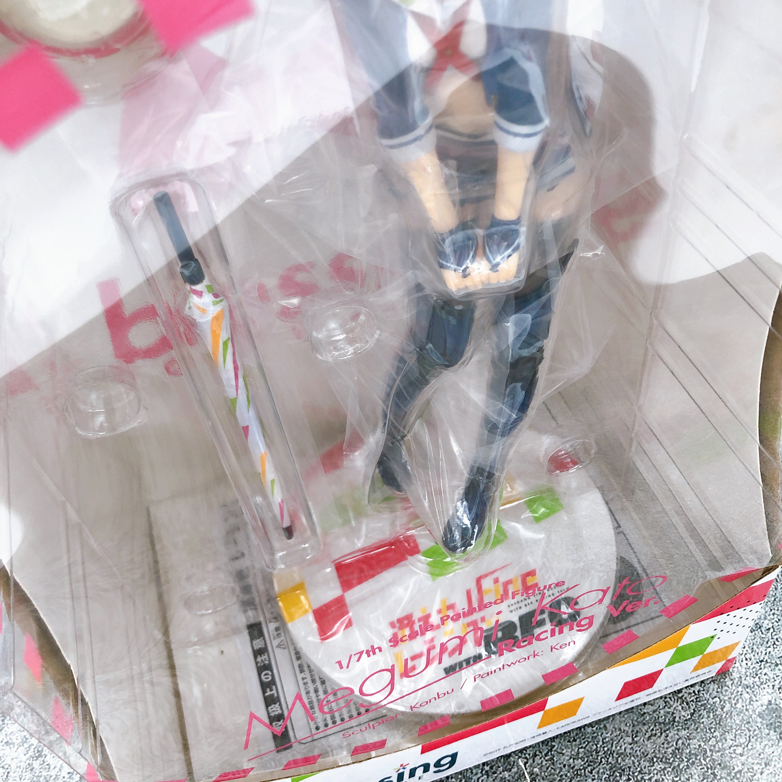 Saekano Megumi Kato Racing ver. 1/7 Figure Japan Sealed NEW