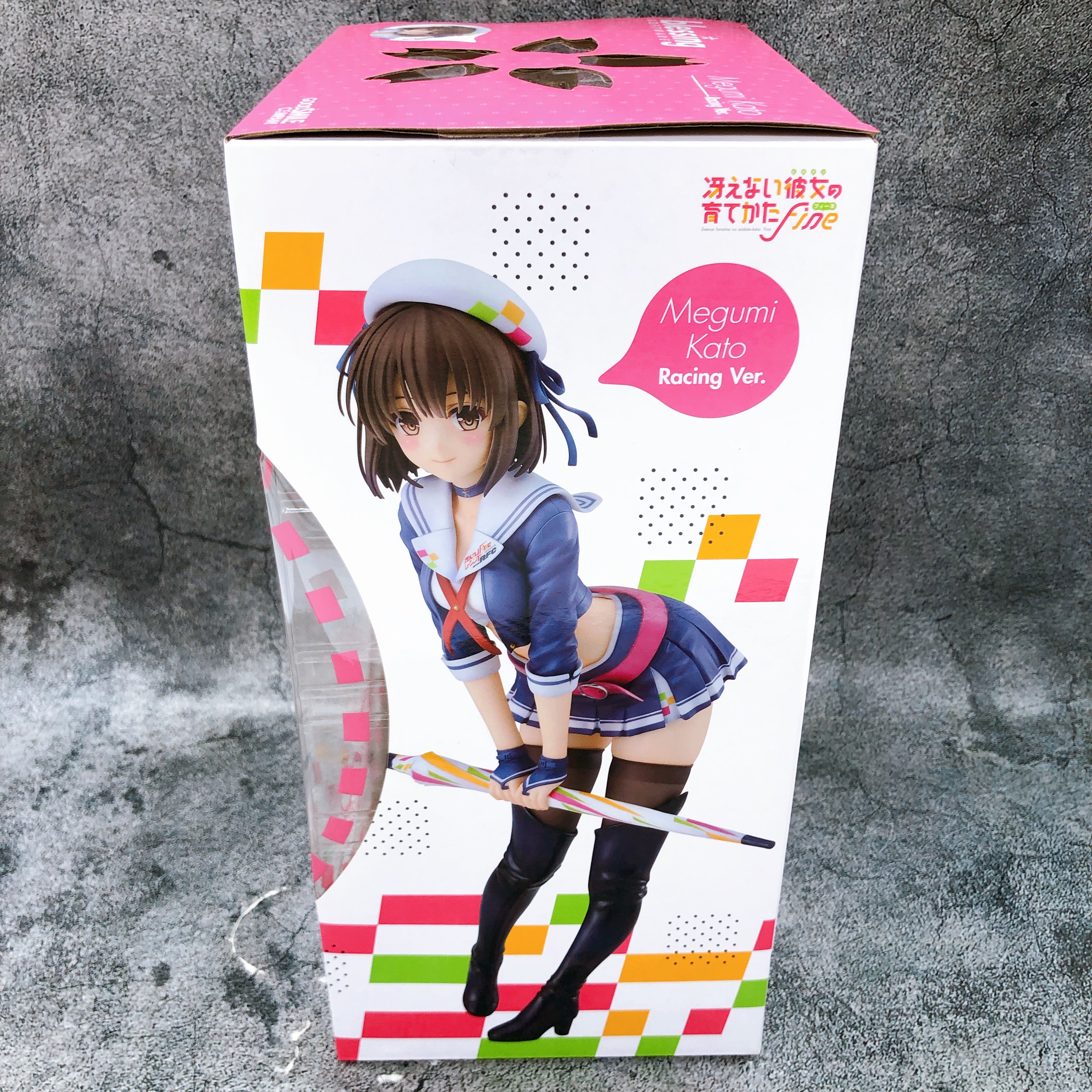 Saekano Megumi Kato Racing ver. 1/7 Figure Japan Sealed NEW
